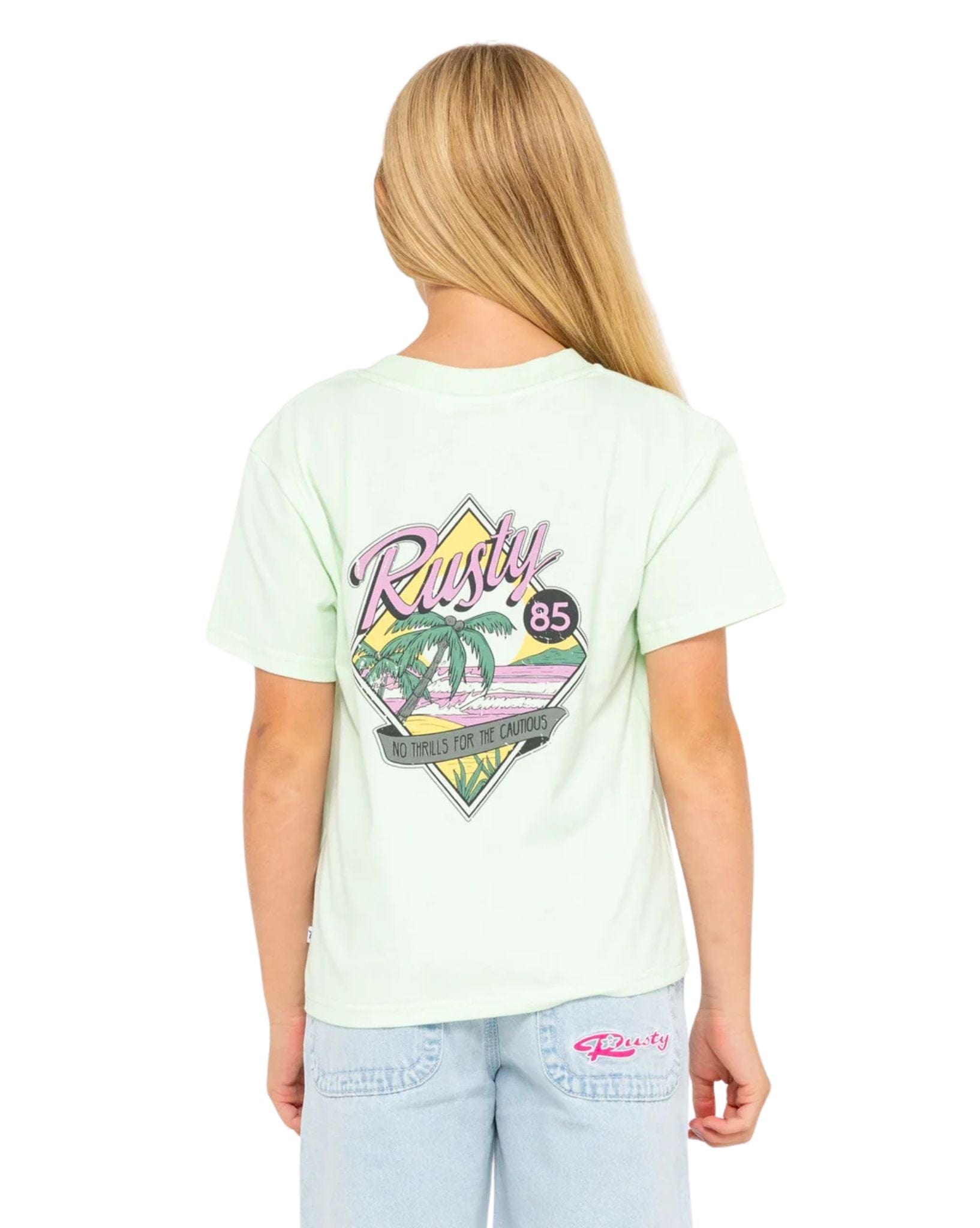 Rusty Throwback Standard Tee Girls