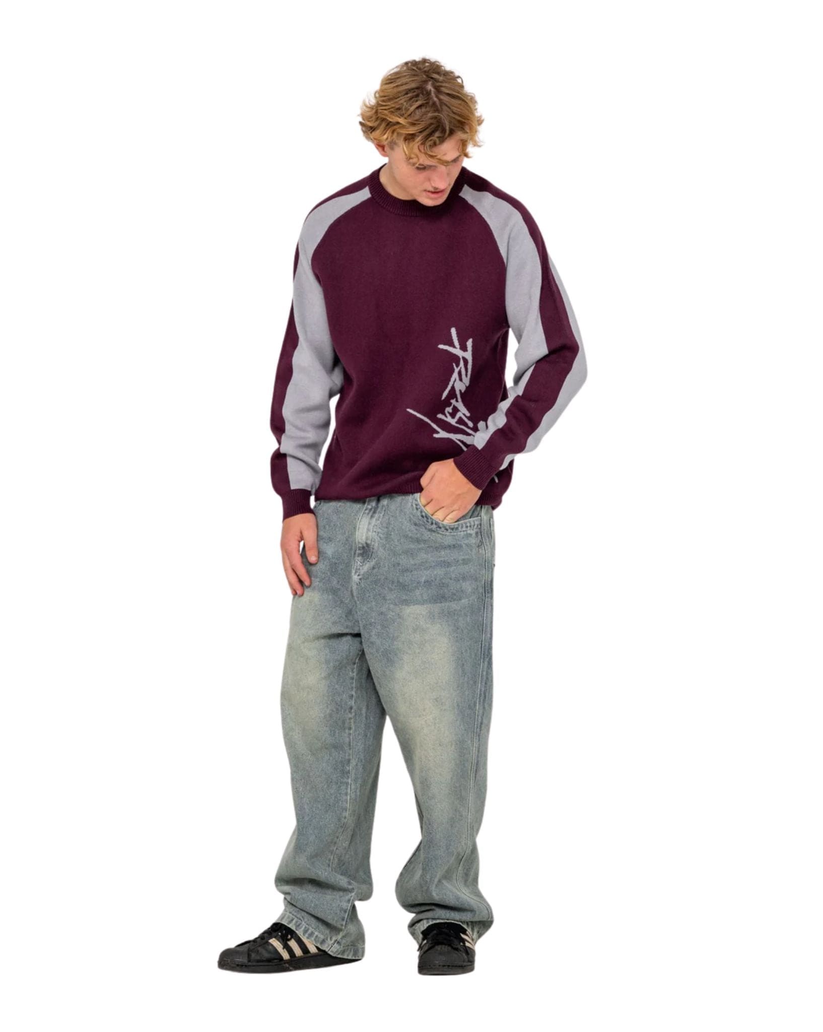 Rusty Turbo Baggy Jean