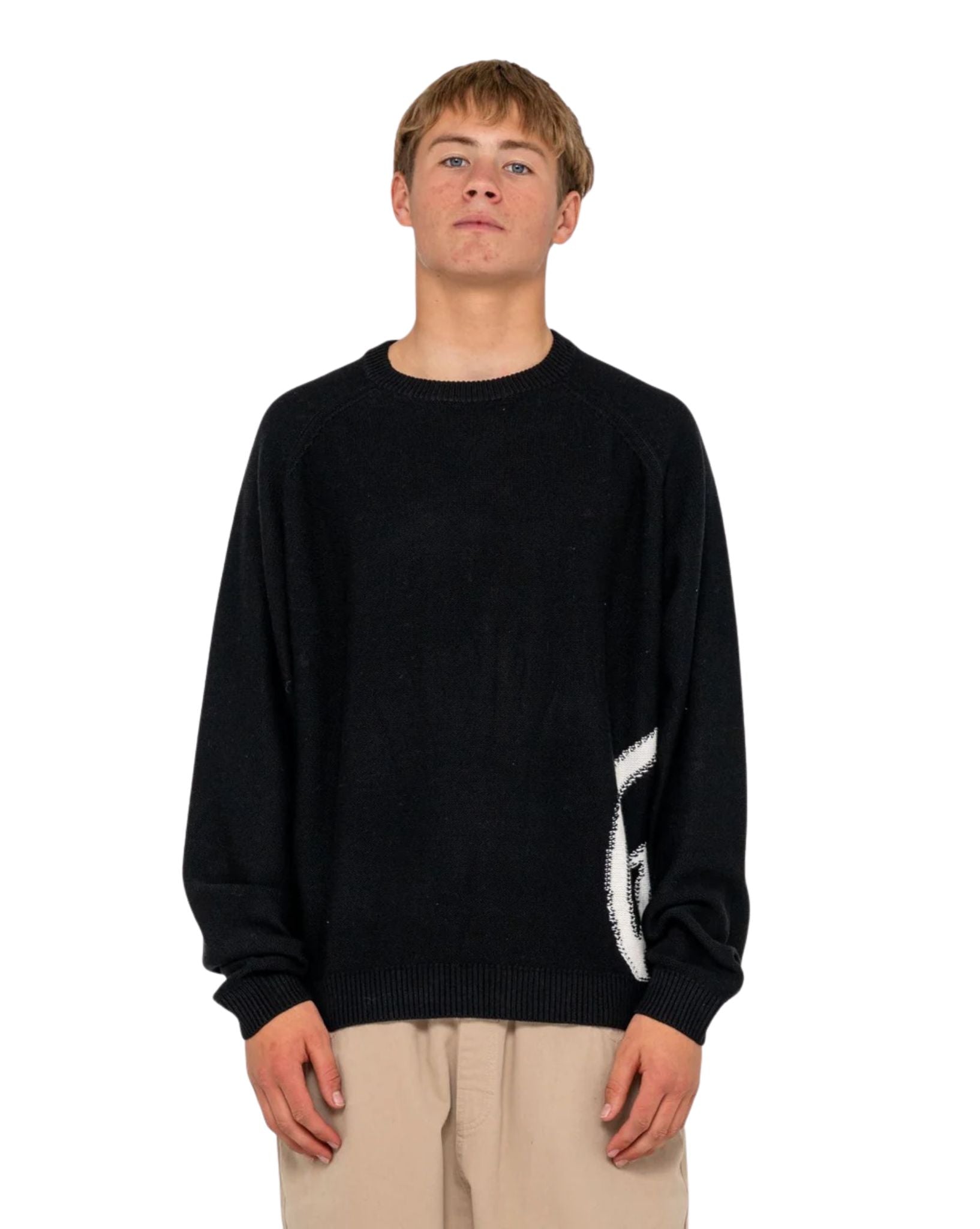 Rusty Verso Knitted Crew