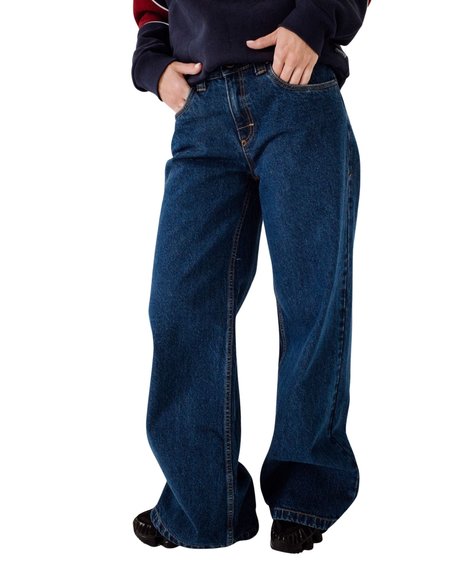 Rusty Wendy Wide Low Rise Denim Jean