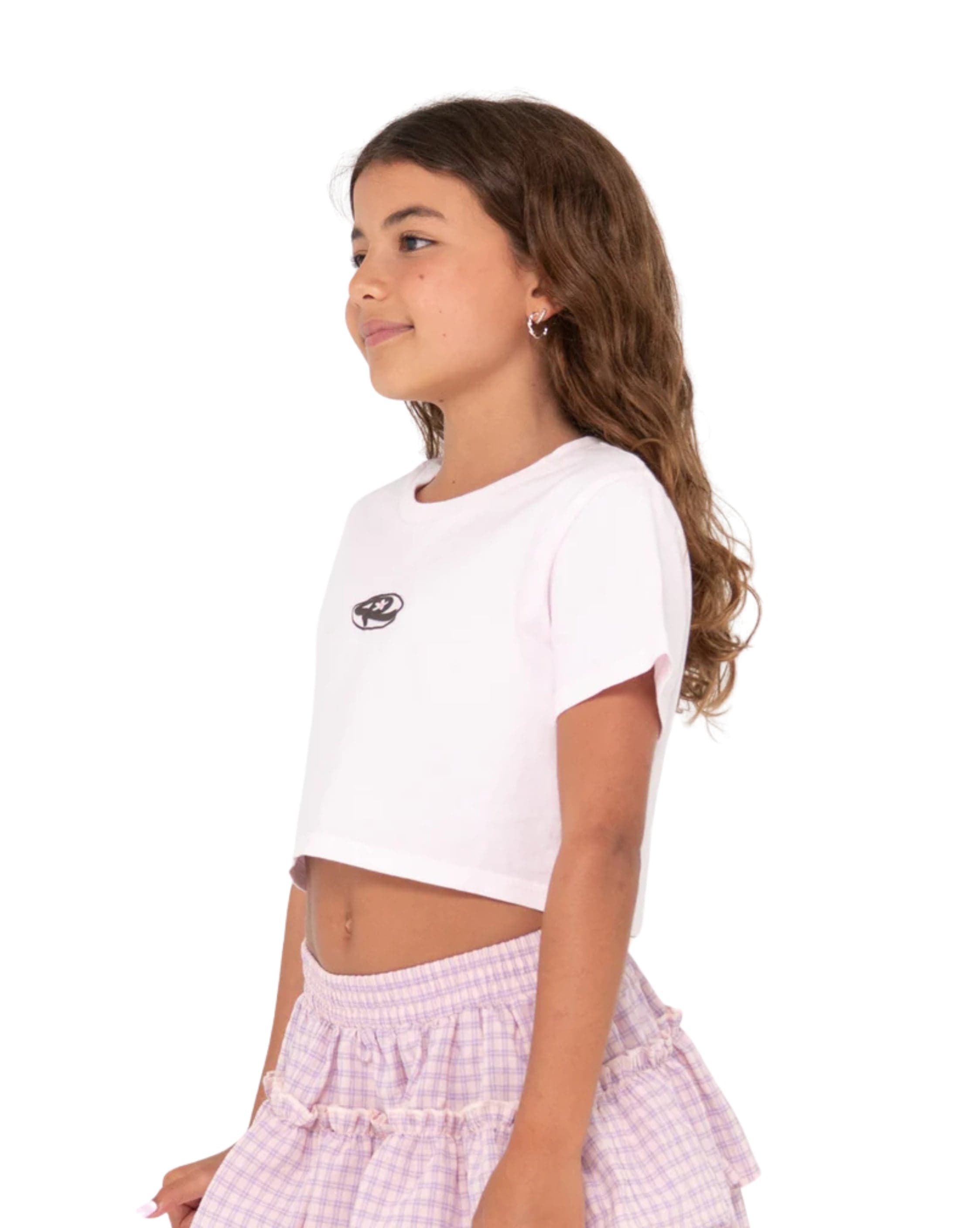 Rusty Wildflower Baby Tee Girls