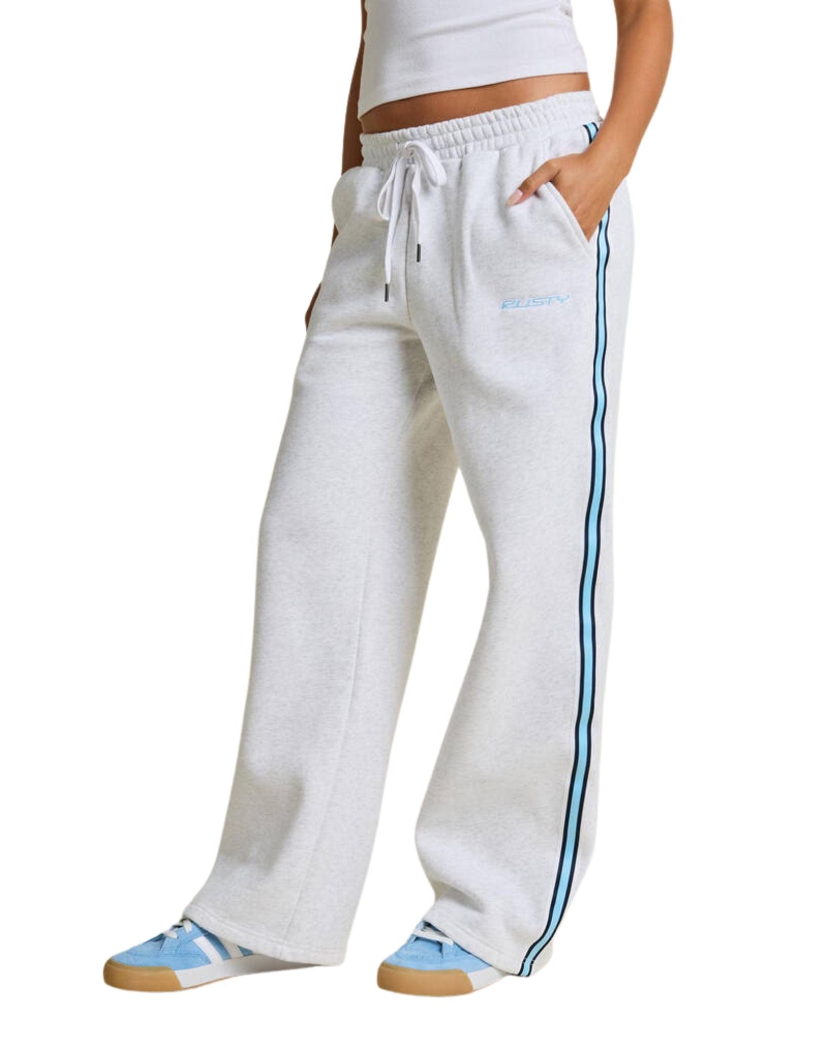 Rusty Womens Flip Mommy Relaxo Low Rise Track Pant