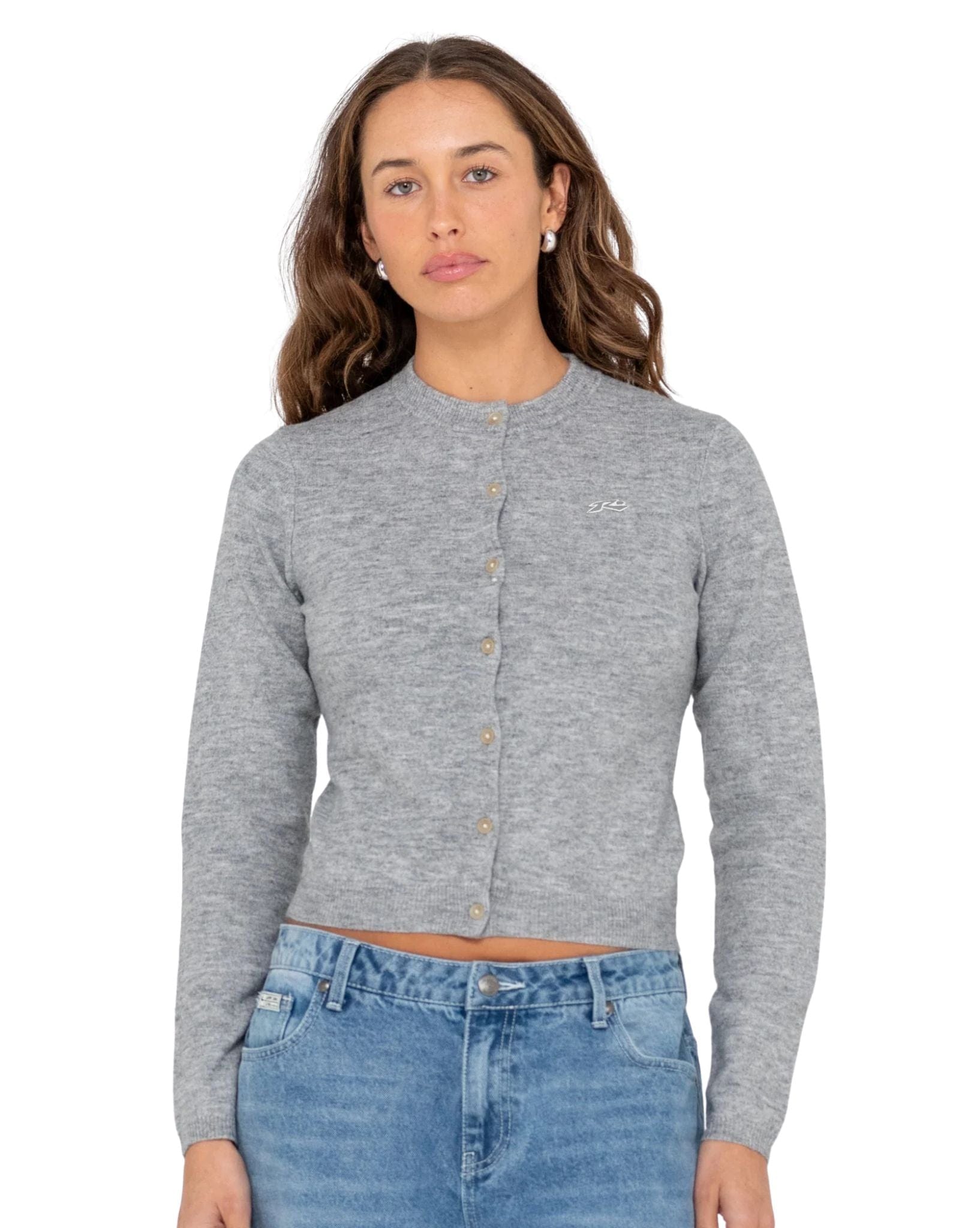 Rusty Womens Nana Beryl Slim Fit Cardigan