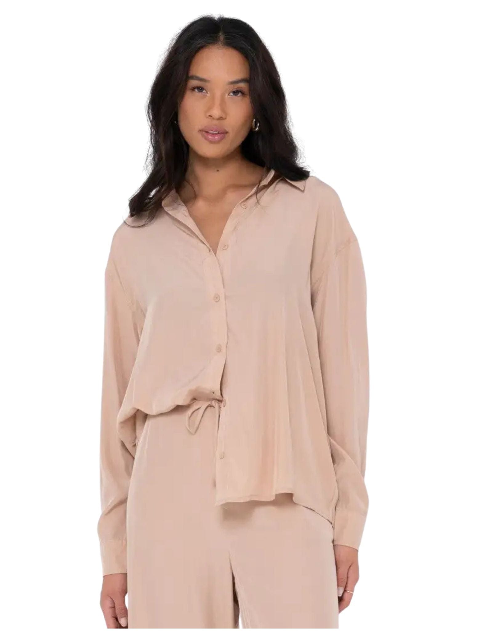 Rusty Womens Porter Long Sleeve Shirt