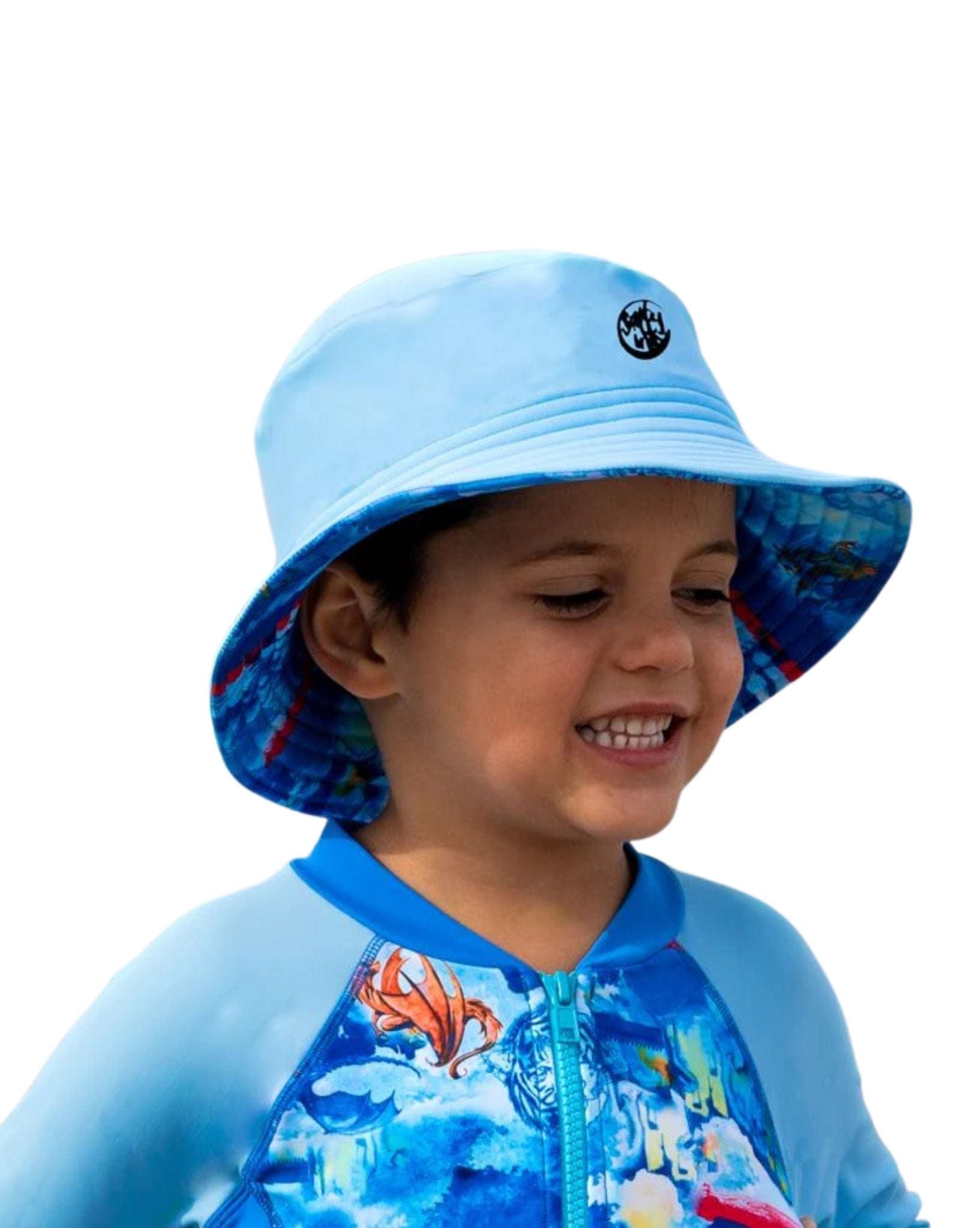 Salty Ink Boys Cosmik Dragon Sunhat