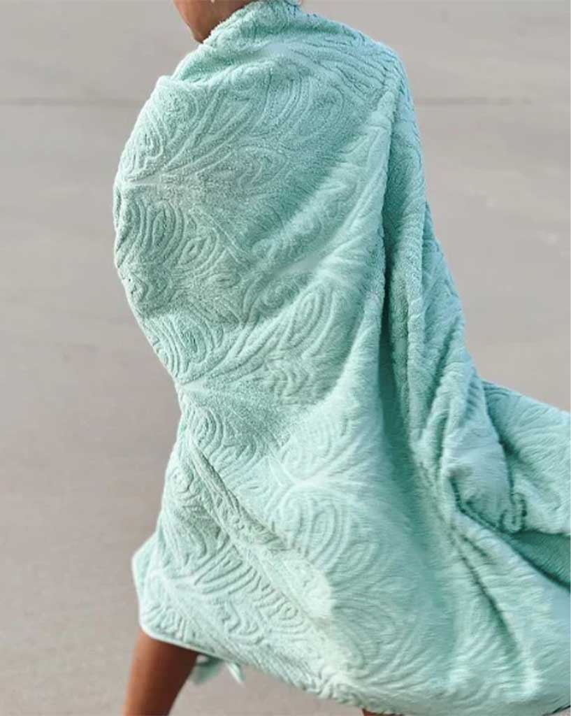 Salty Shadows Cotton Terry Towel