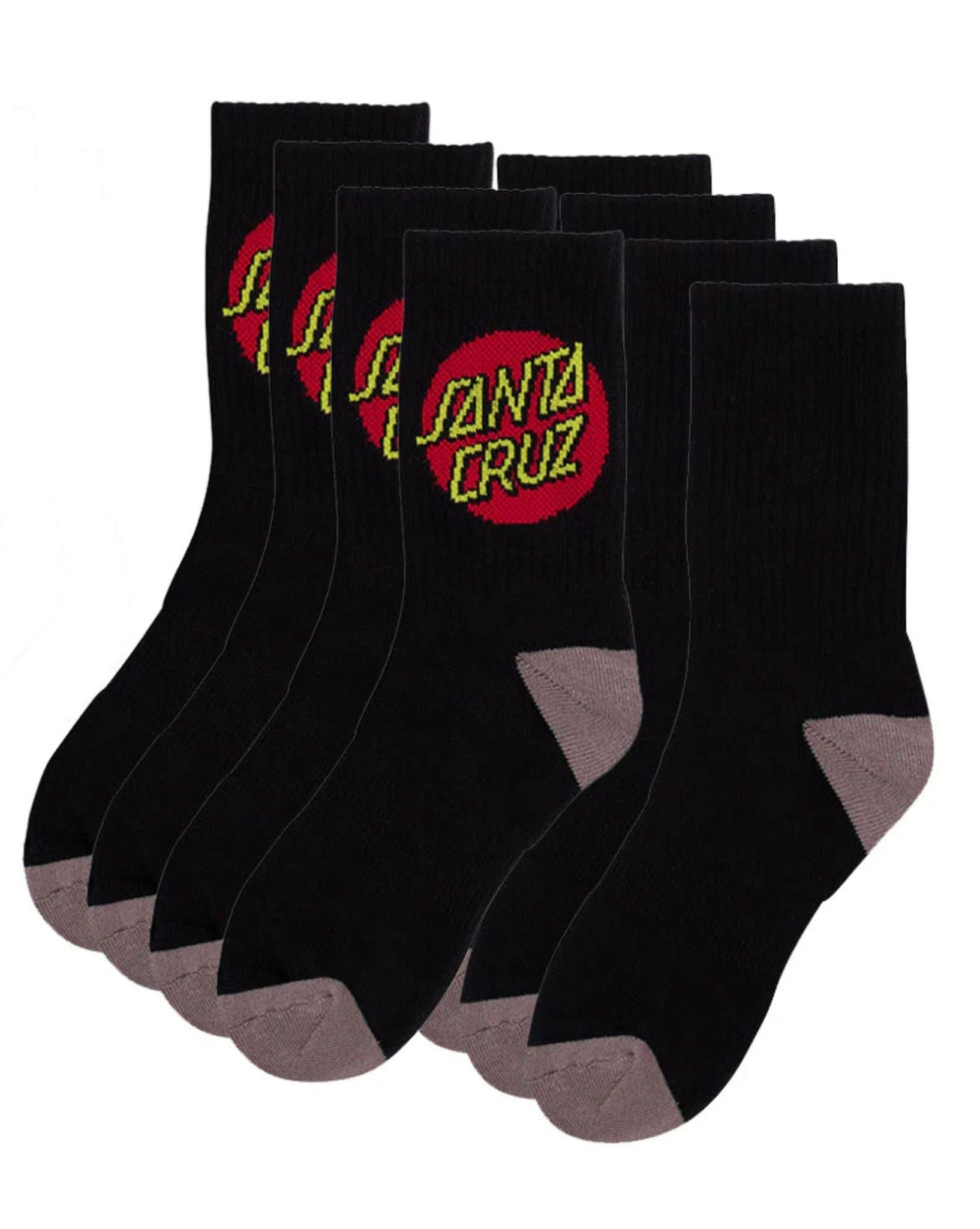 Santa Cruz Boys Cruz Youth Sock 4 Pairs