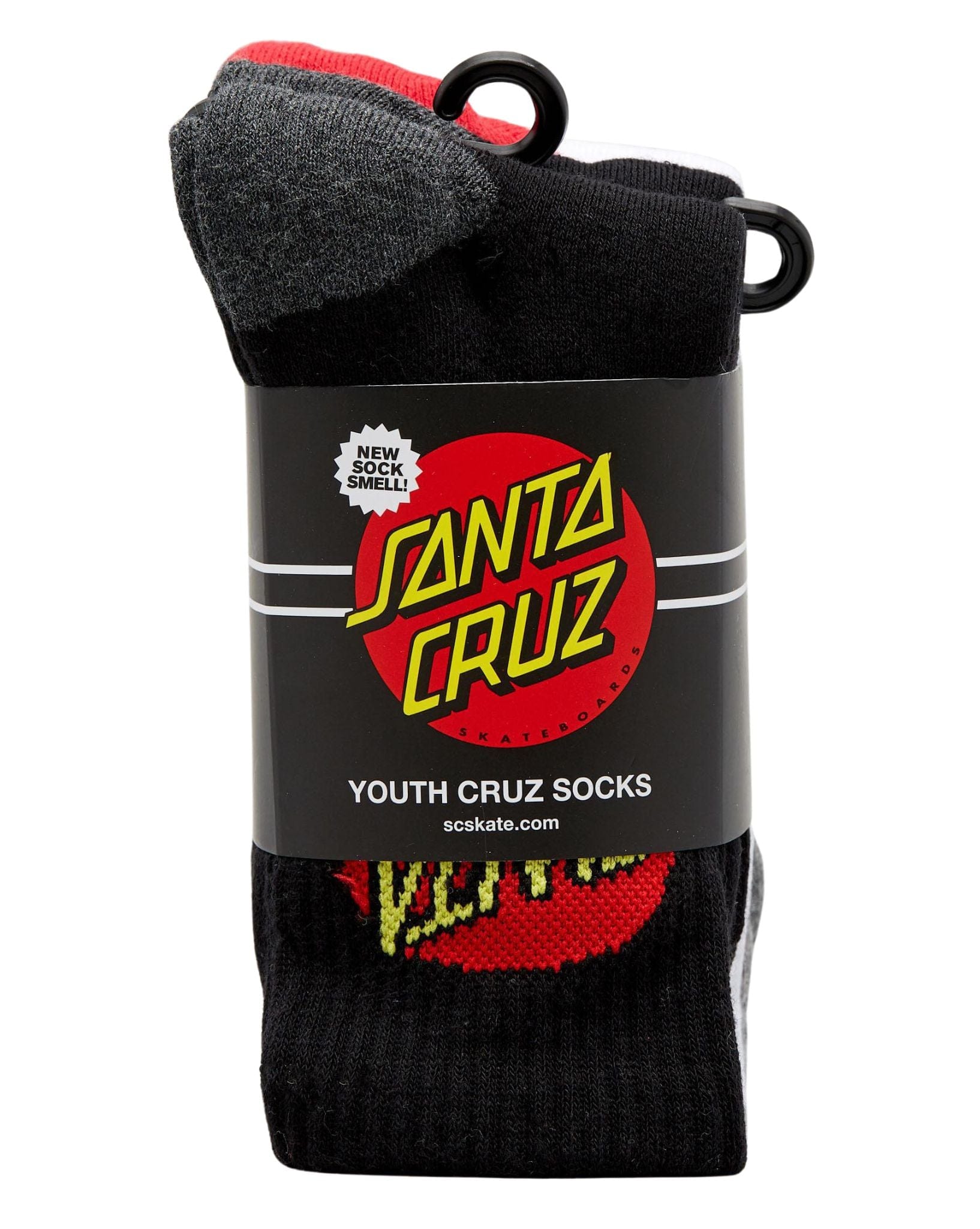 Santa Cruz Boys Cruz Youth Sock 4 Pairs