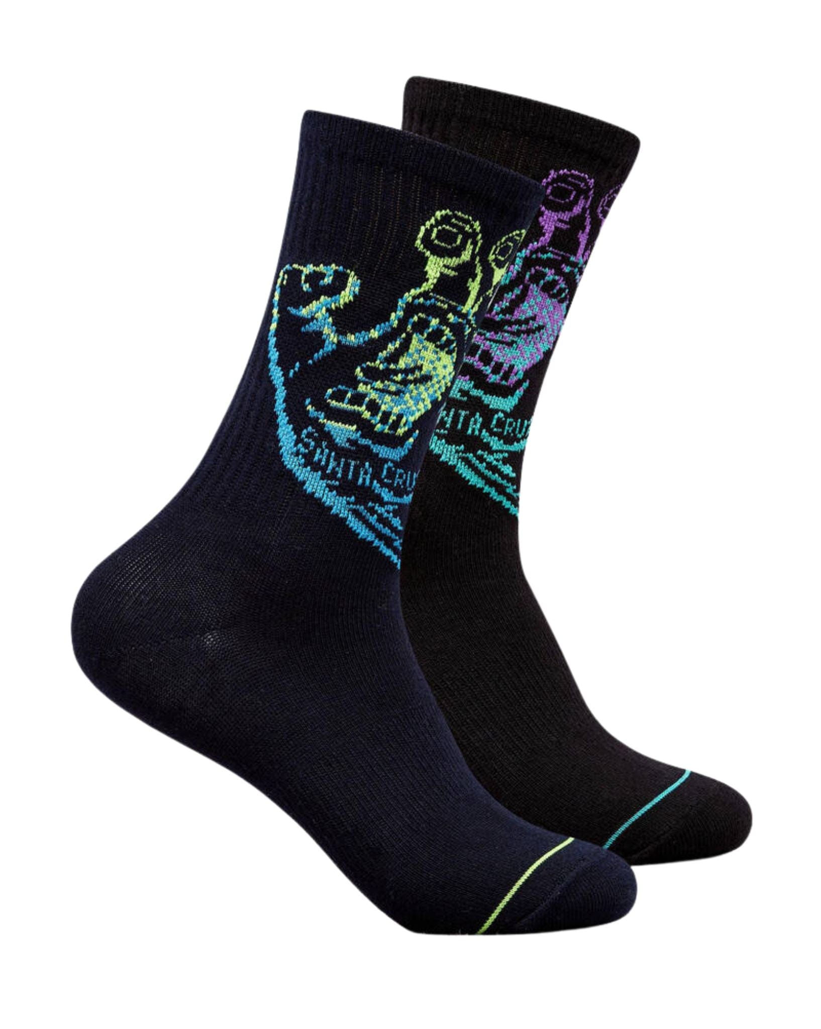 Santa Cruz Boys Faded Hand Socks 2 Pairs
