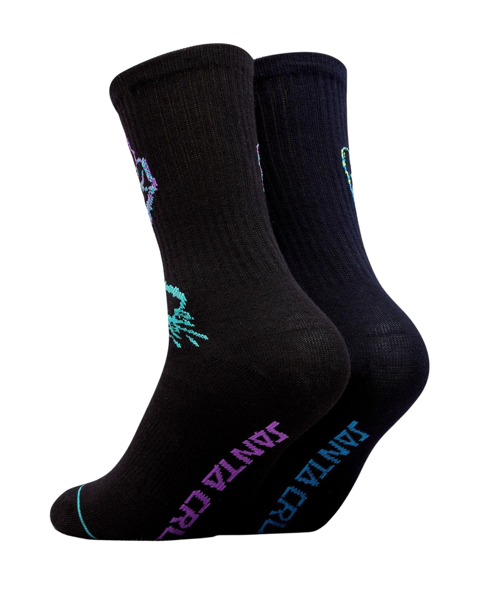 Santa Cruz Boys Faded Hand Socks 2 Pairs