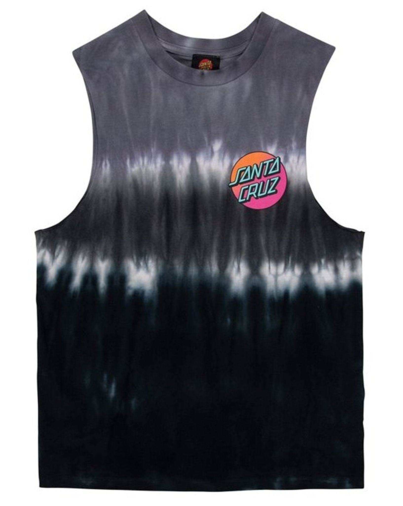 Santa Cruz Boys Pop Fade Dot Tank - Black