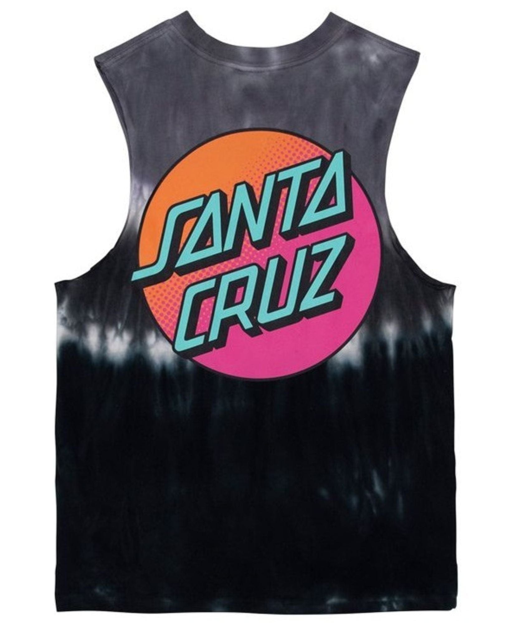 Santa Cruz Boys Pop Fade Dot Tank - Black