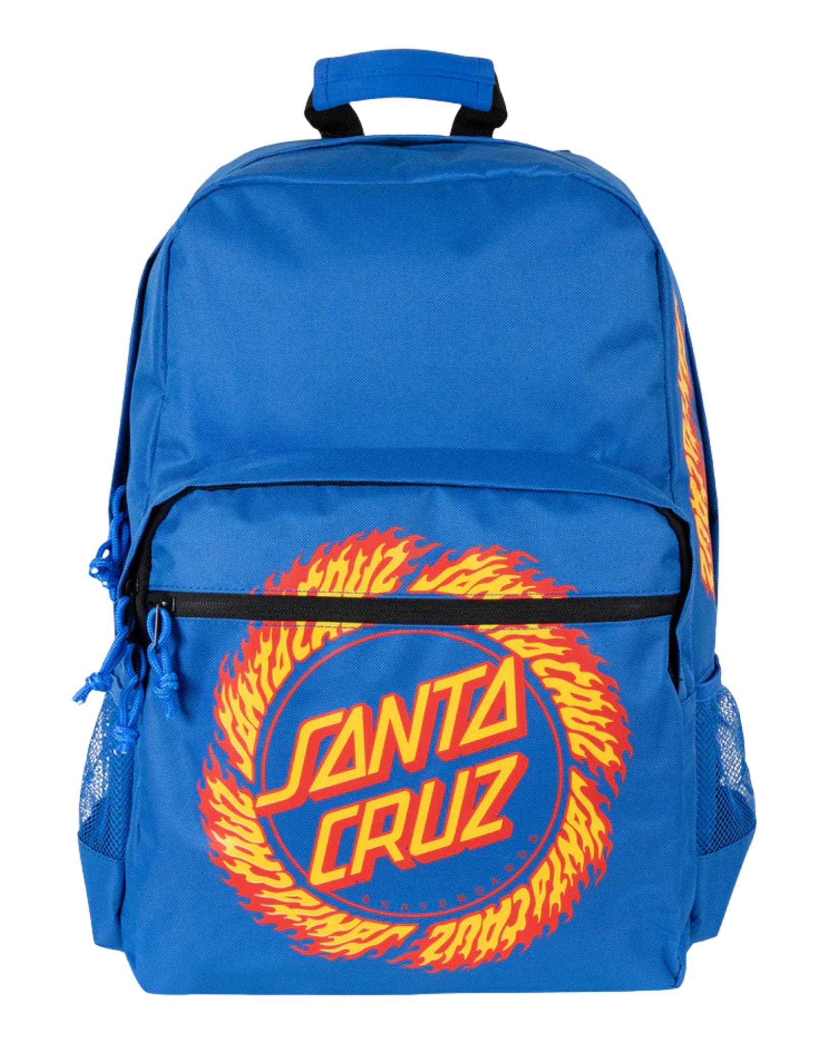 Santa Cruz Flame Ringed Dot Backpack Tri Compartment