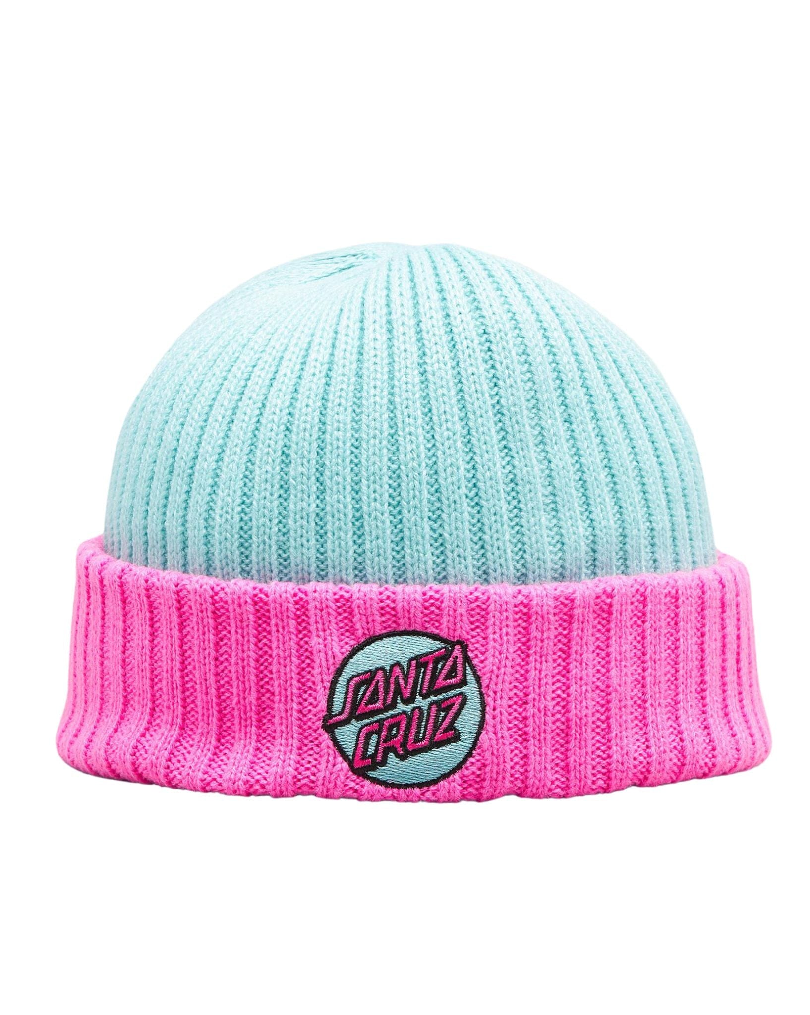 Santa Cruz Girls Sundown Dot Beanie - Aqua