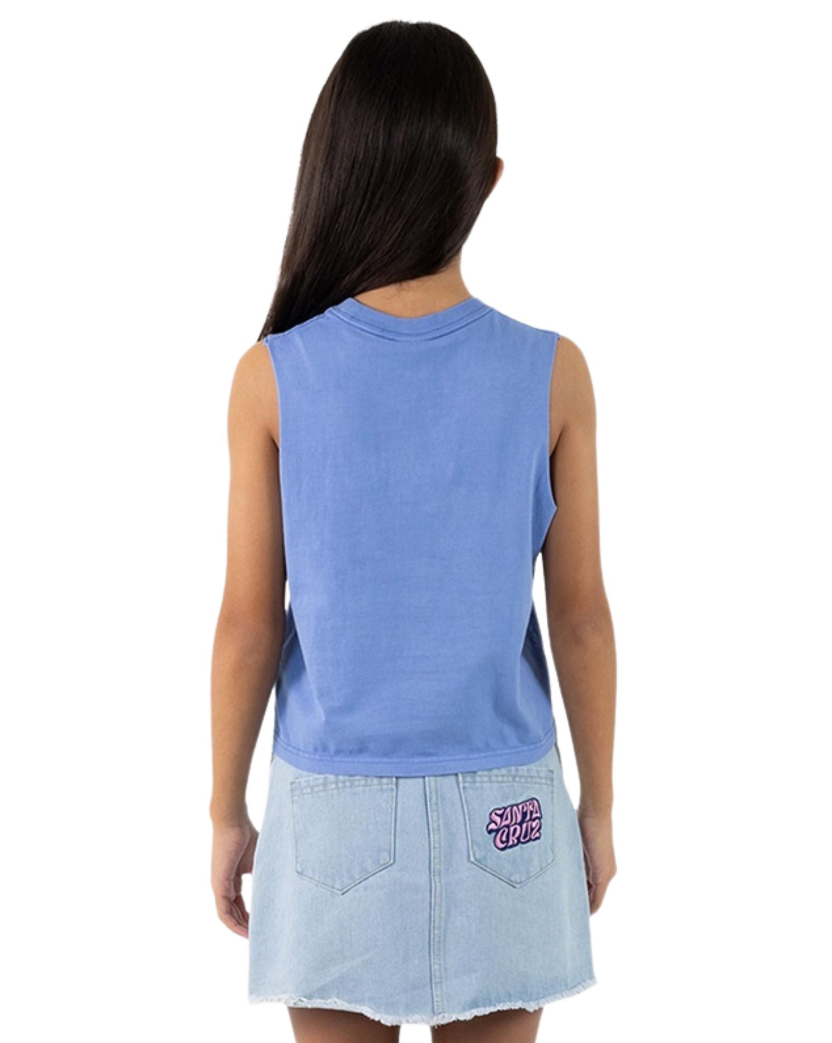Santa Cruz Girls Vibes Fill Front Muscle Top