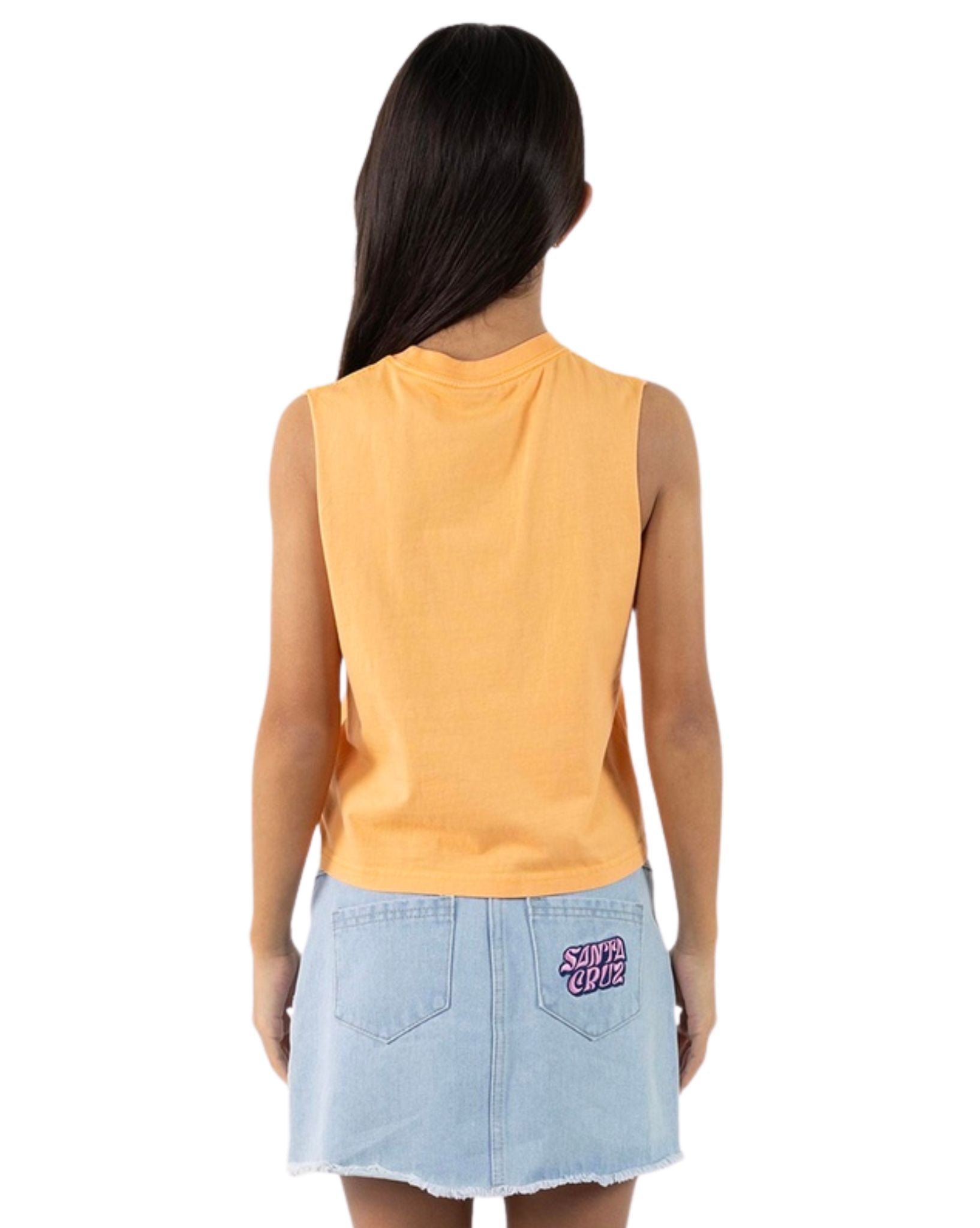 Santa Cruz Girls Vibes Fill Front Muscle Top