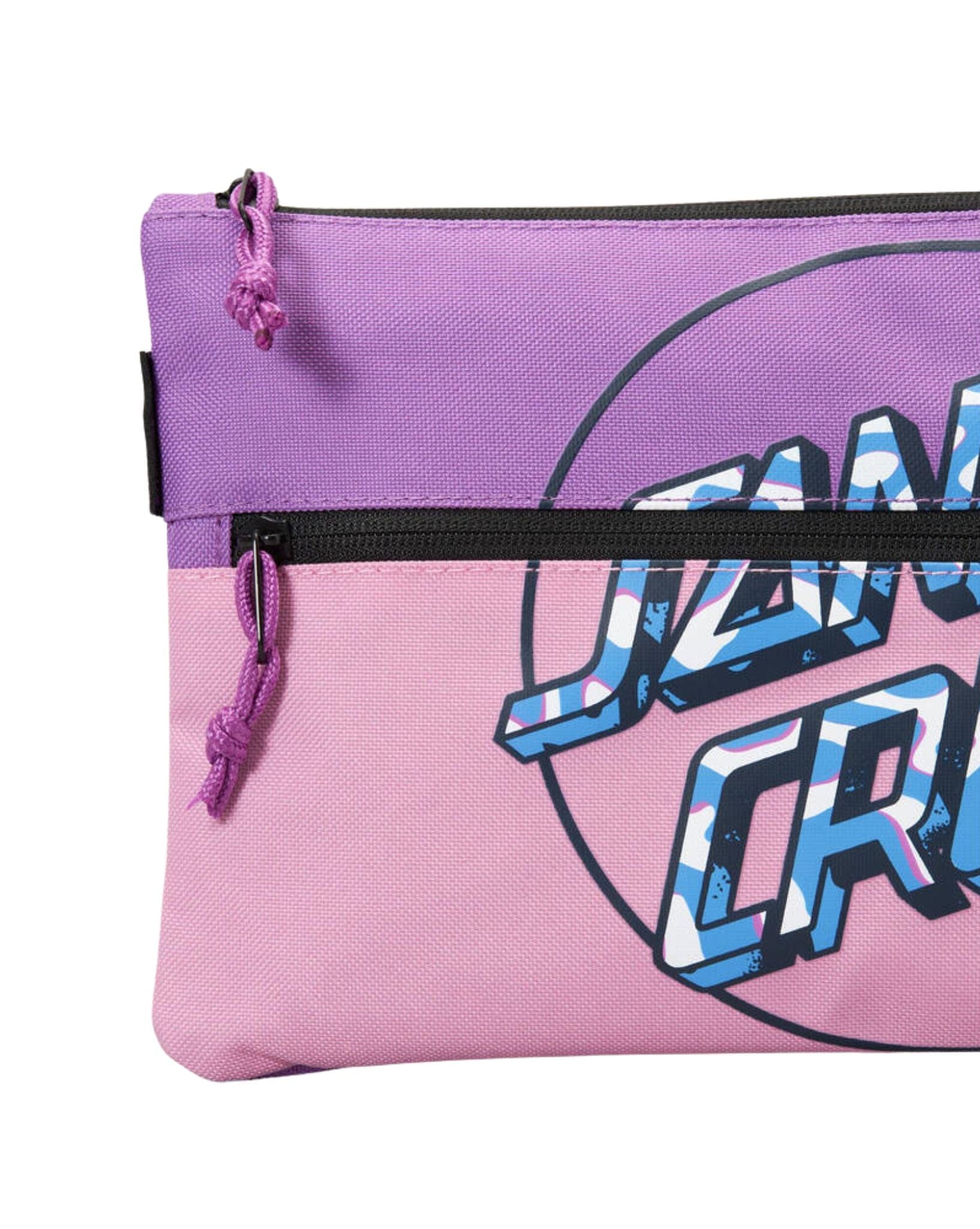 Santa Cruz Girls Zebra Marble Opus Dot Pencil Case