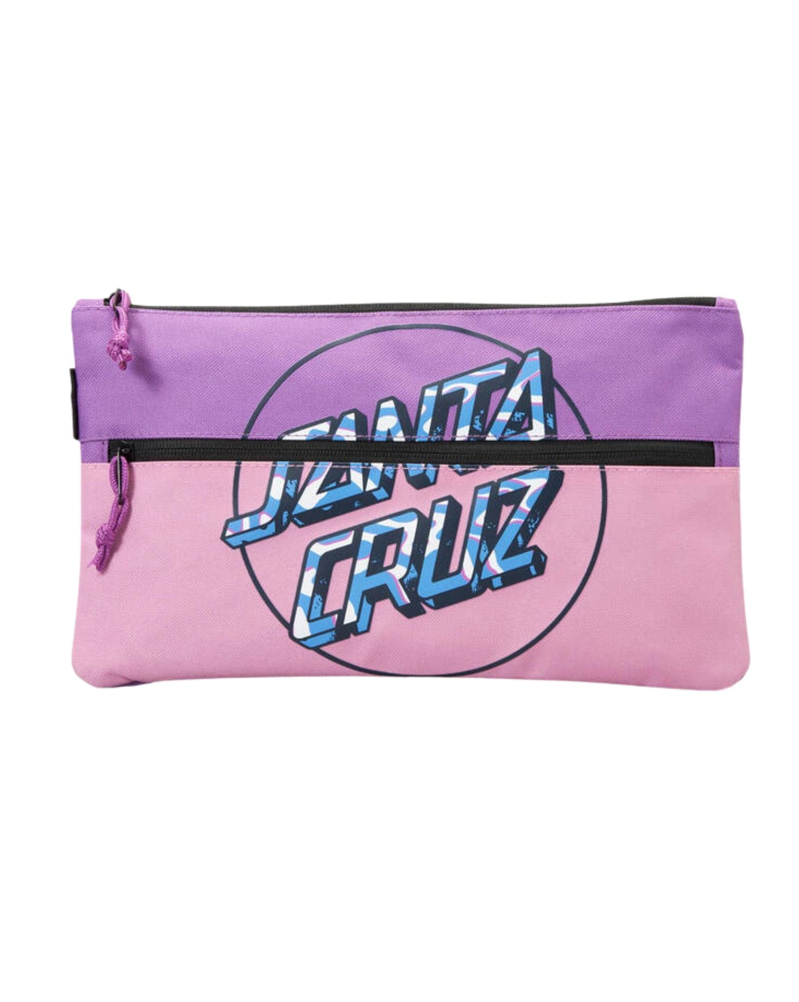 Santa Cruz Girls Zebra Marble Opus Dot Pencil Case