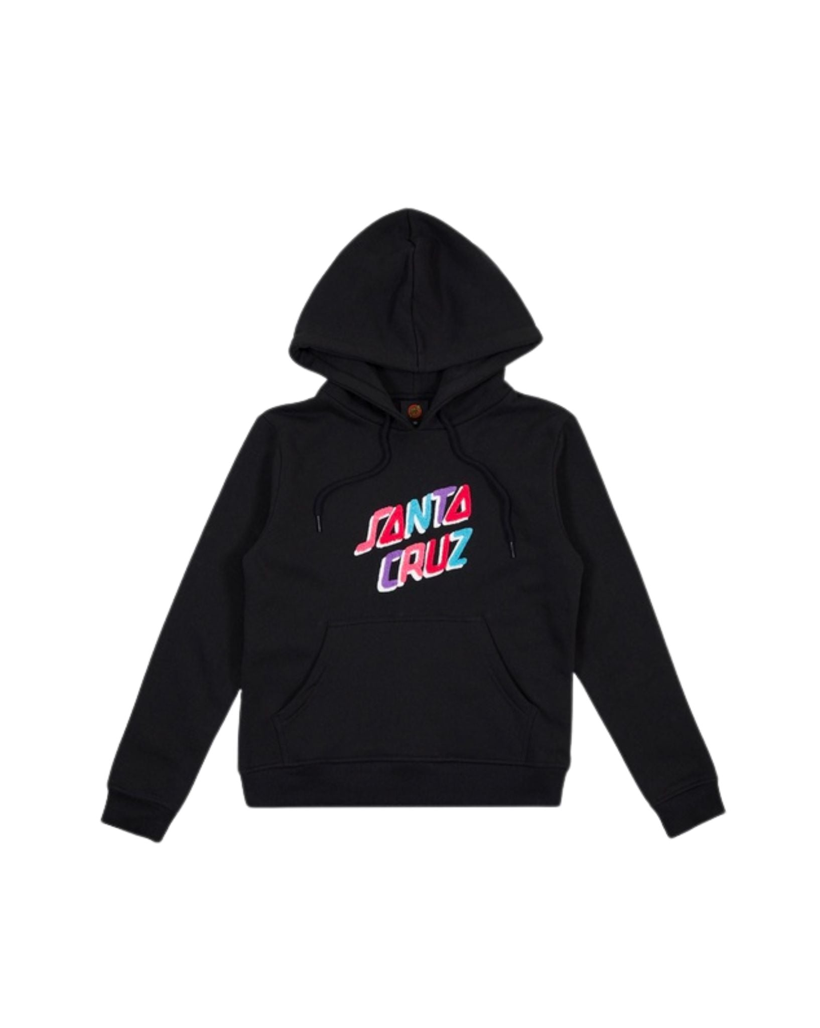 Santa Cruz Spirit Stack Strip Front Hoodie - Black