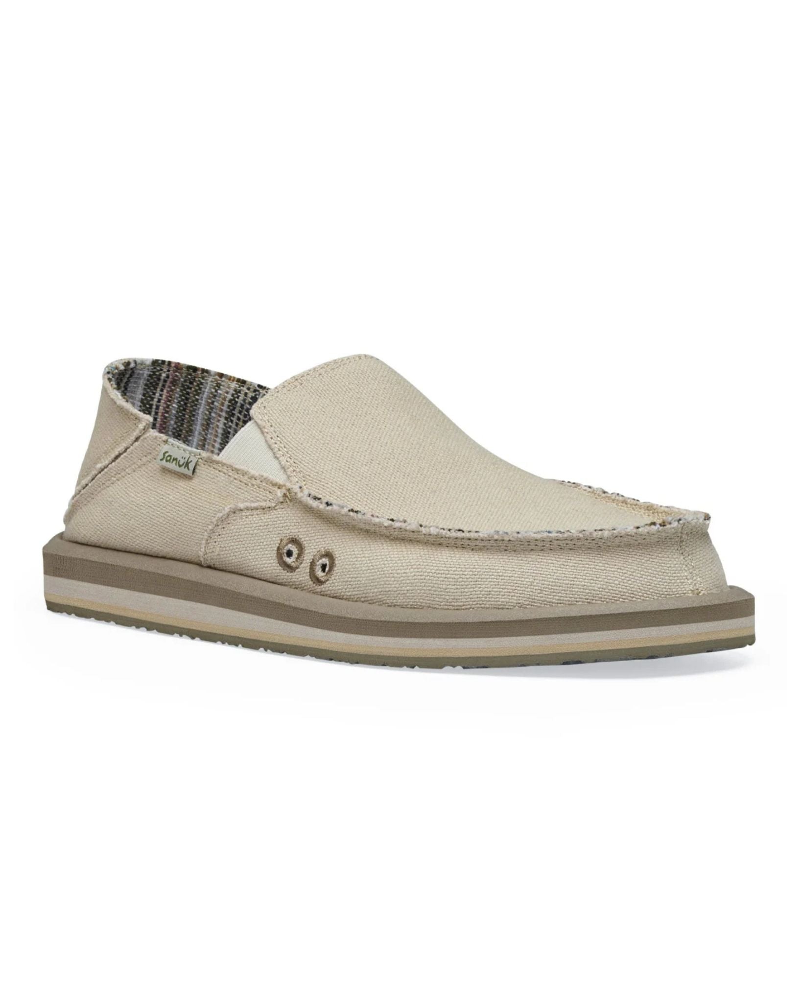 Sanuk Mens Vagabond St Hemp Shoes
