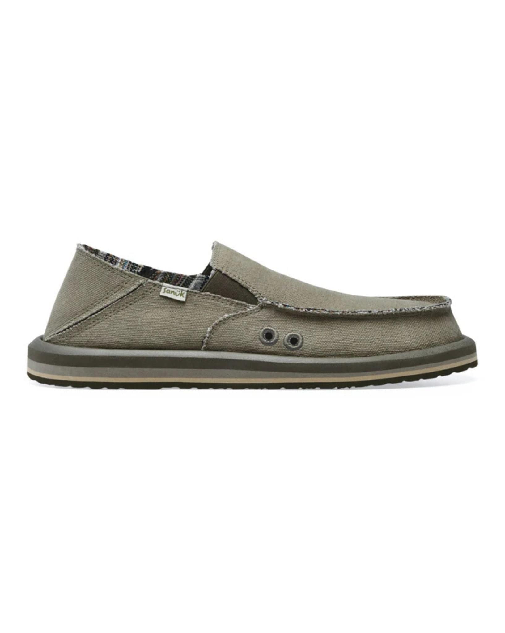 Sanuk Mens Vagabond St Hemp Shoes