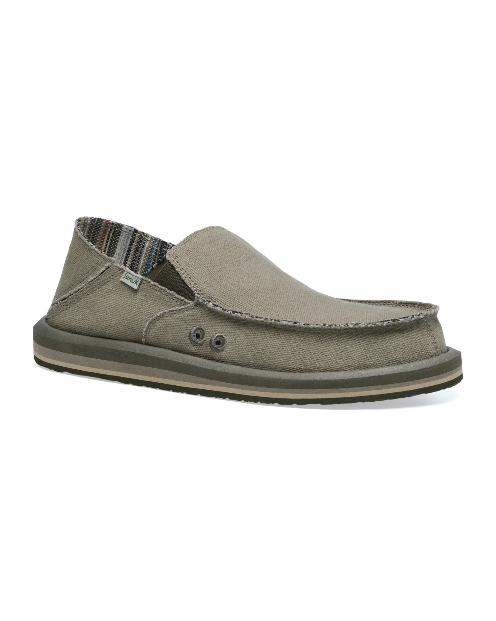 Sanuk Mens Vagabond St Hemp Shoes