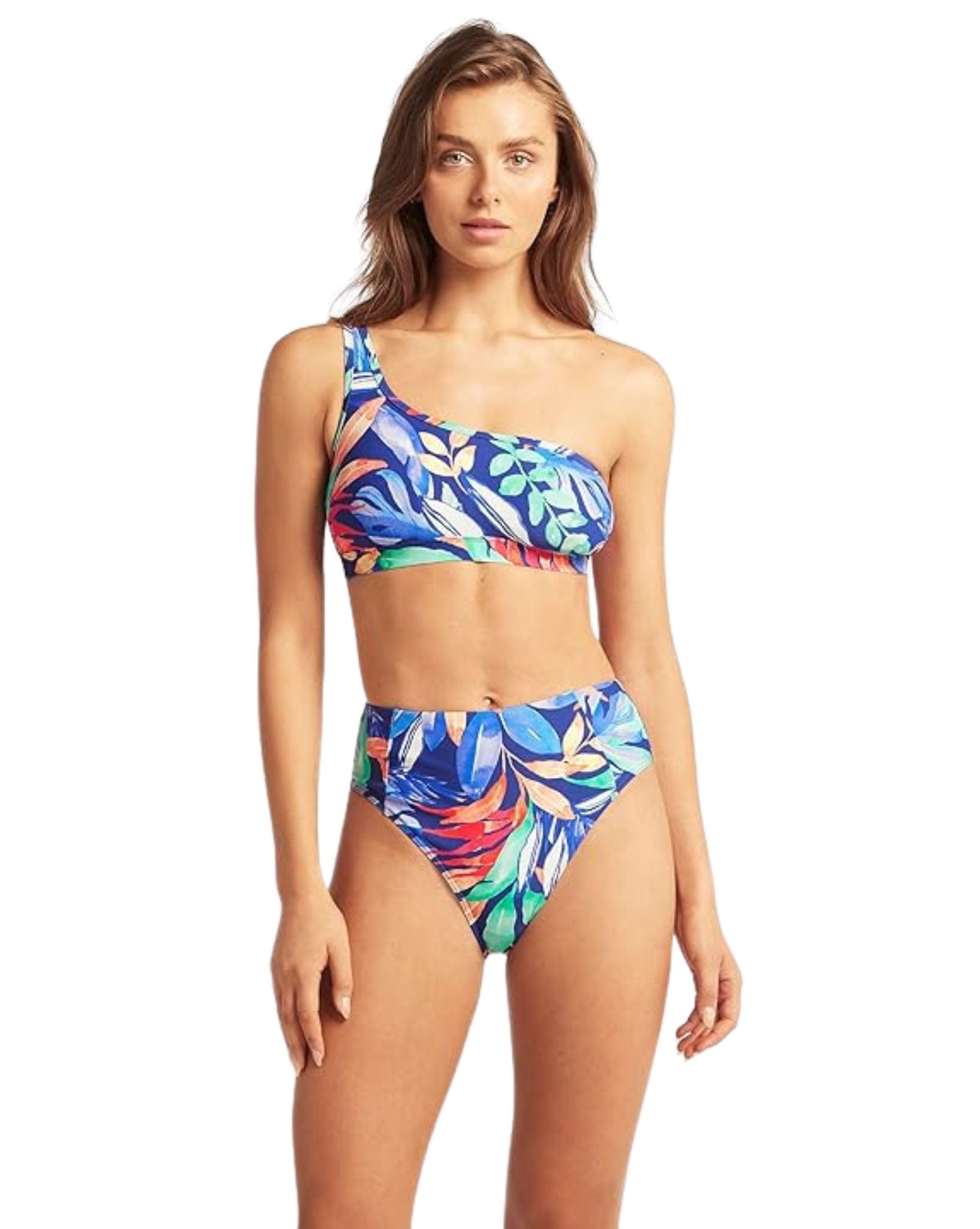 Sea Level Cabana Retro High Waist Pant With Panels