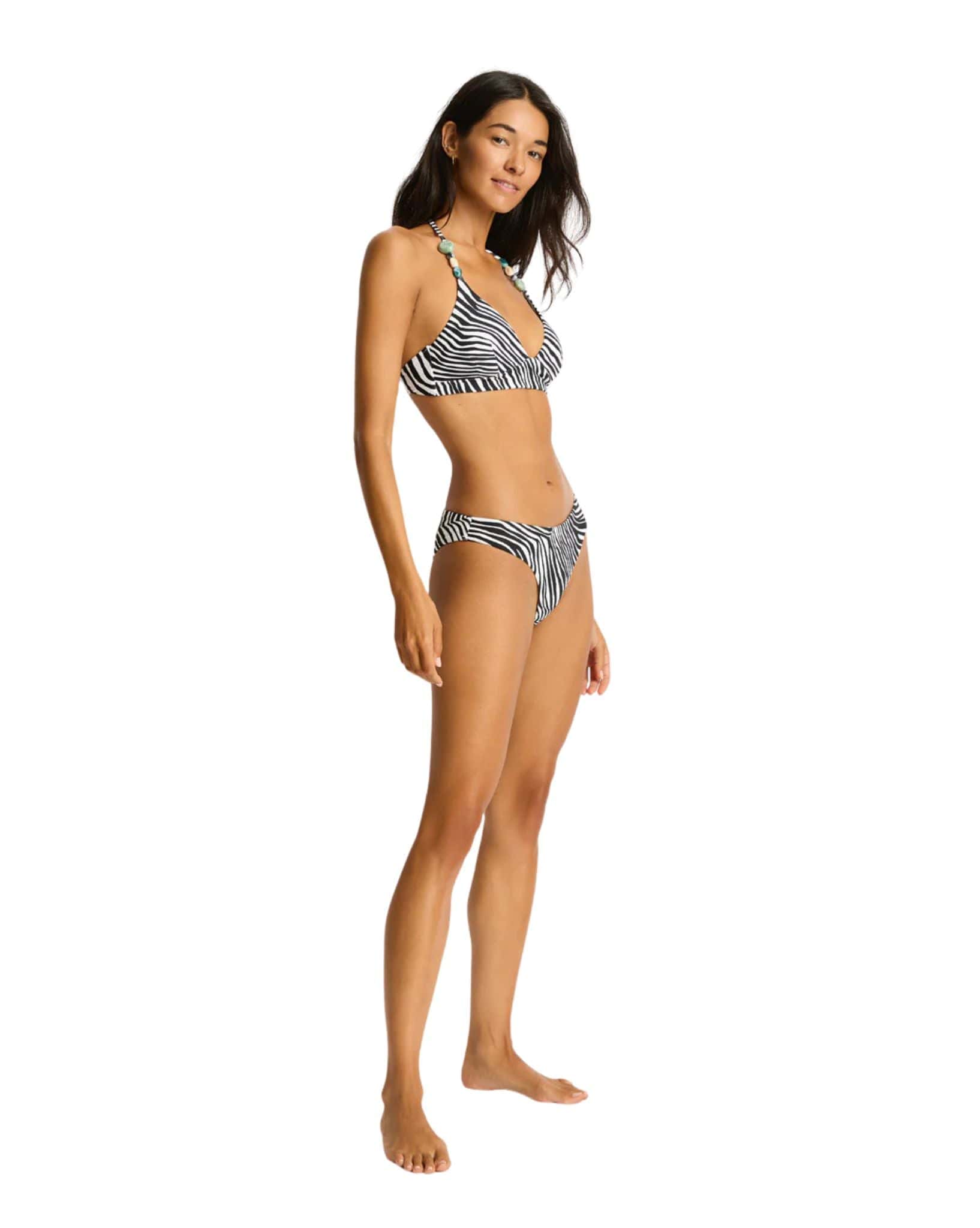 Sea Level Zebralis Longline Halter Top