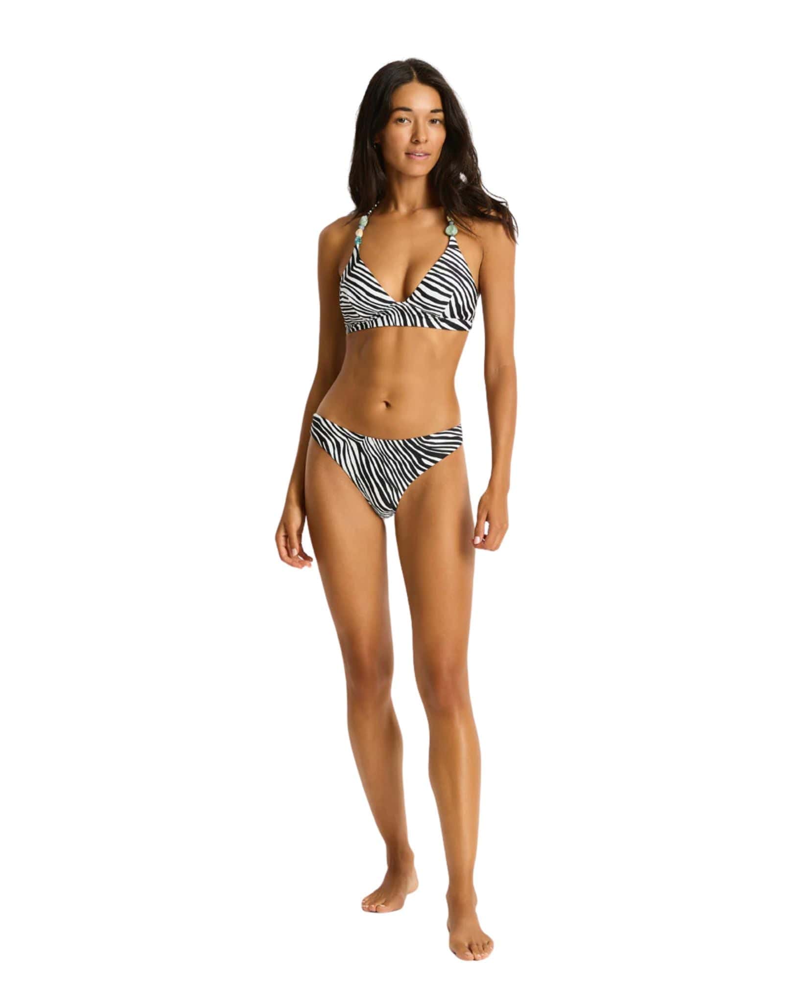 Sea Level Zebralis Longline Halter Top