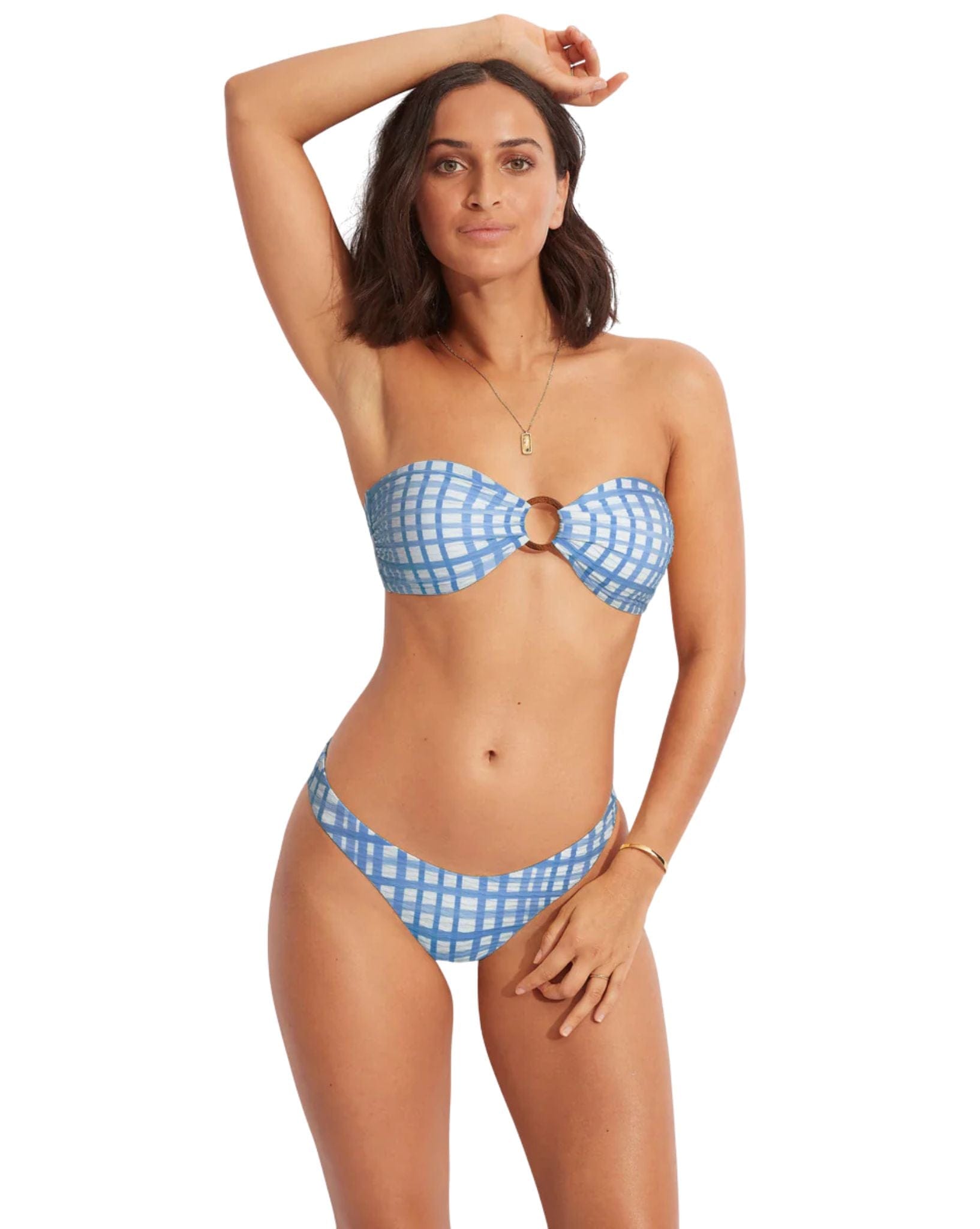 Seafolly Amalfi Check High Cut Pant