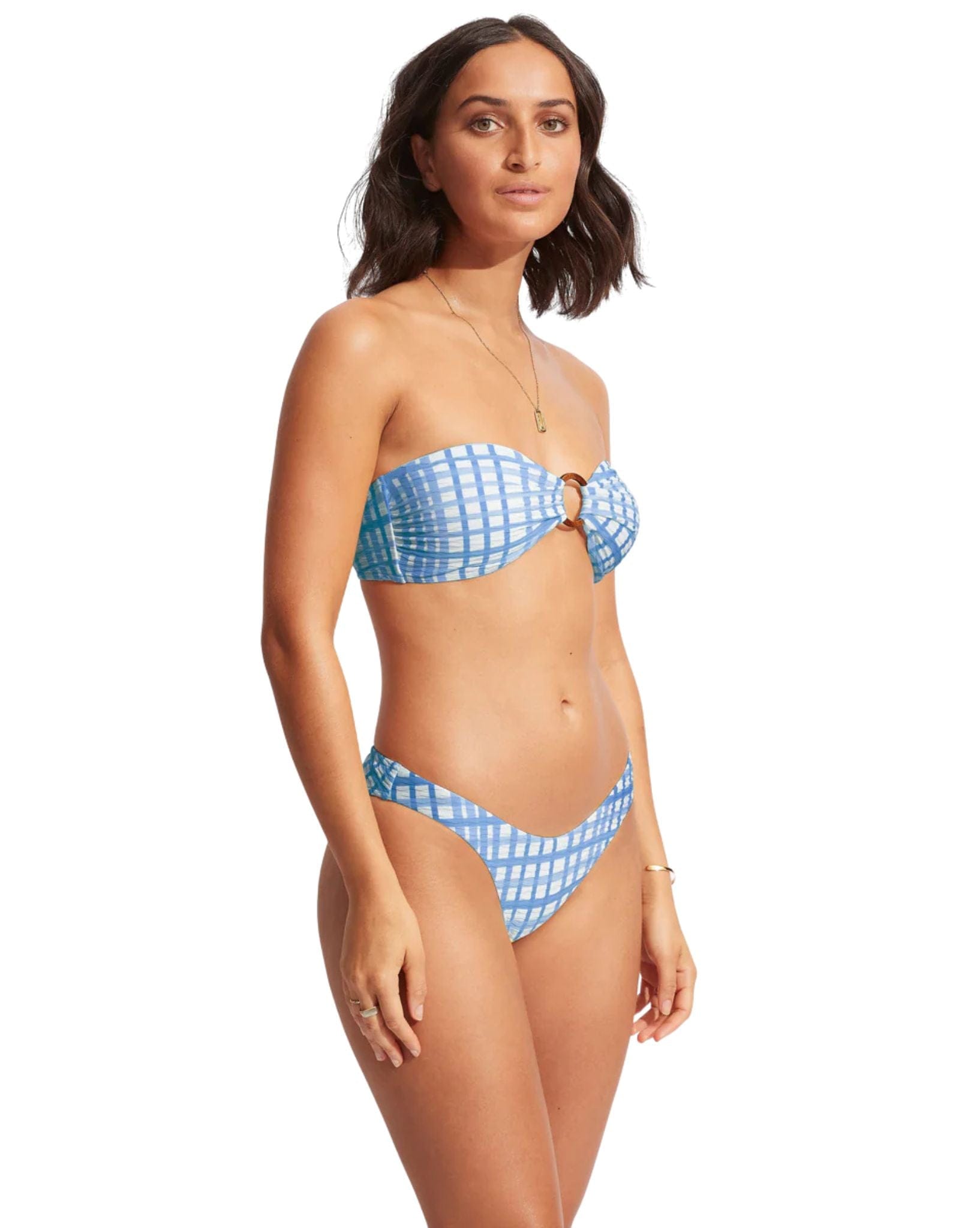 Seafolly Amalfi Check High Cut Pant