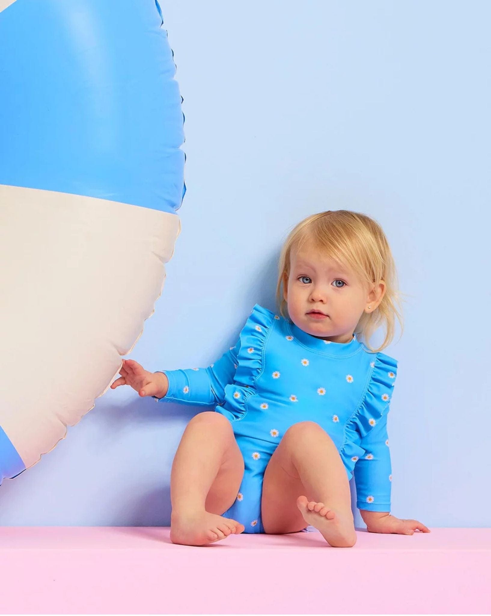 Seafolly Daisy Chain Sunsuit - Blue