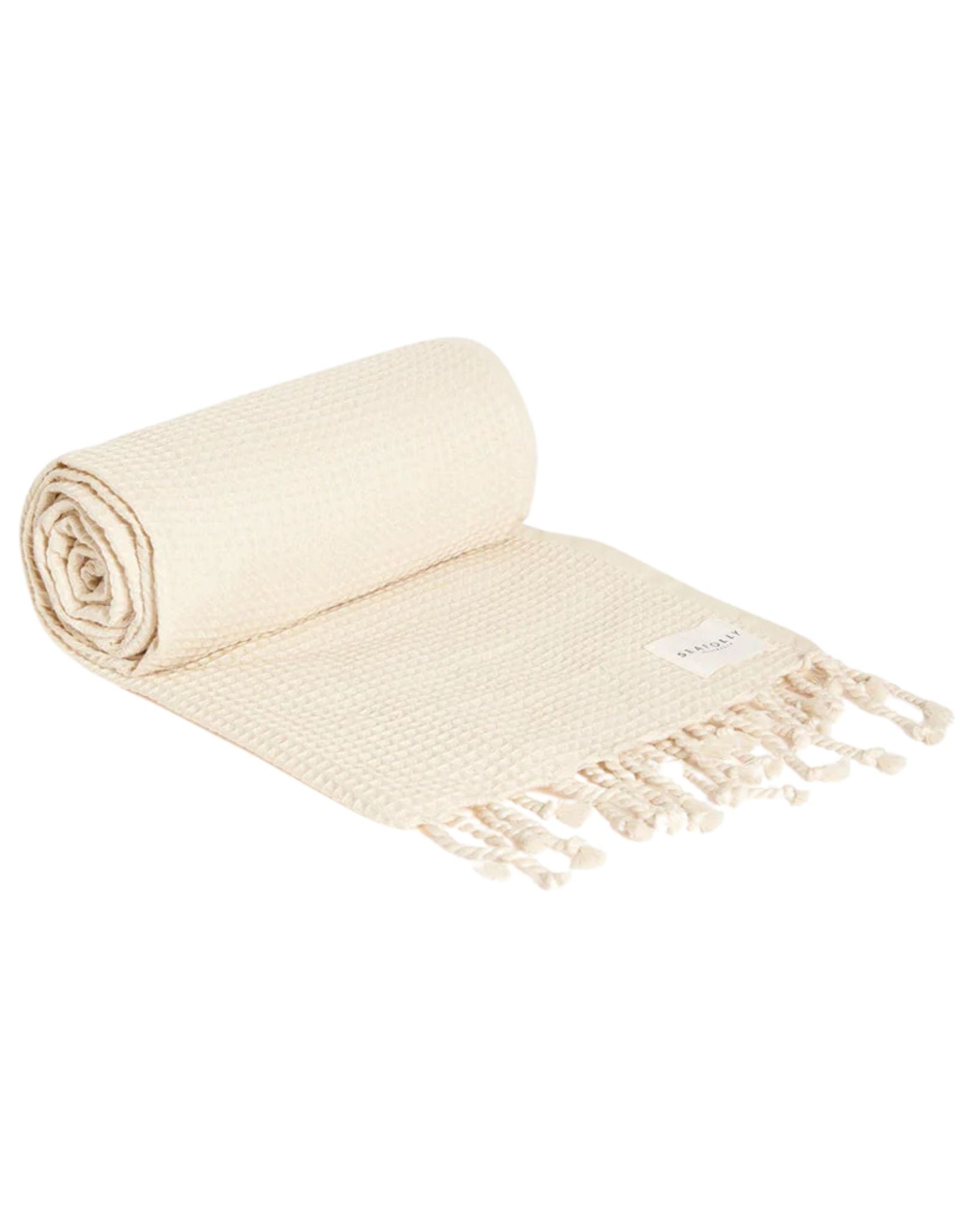 Seafolly Fringe Benefits Waffle Beach Towel Set