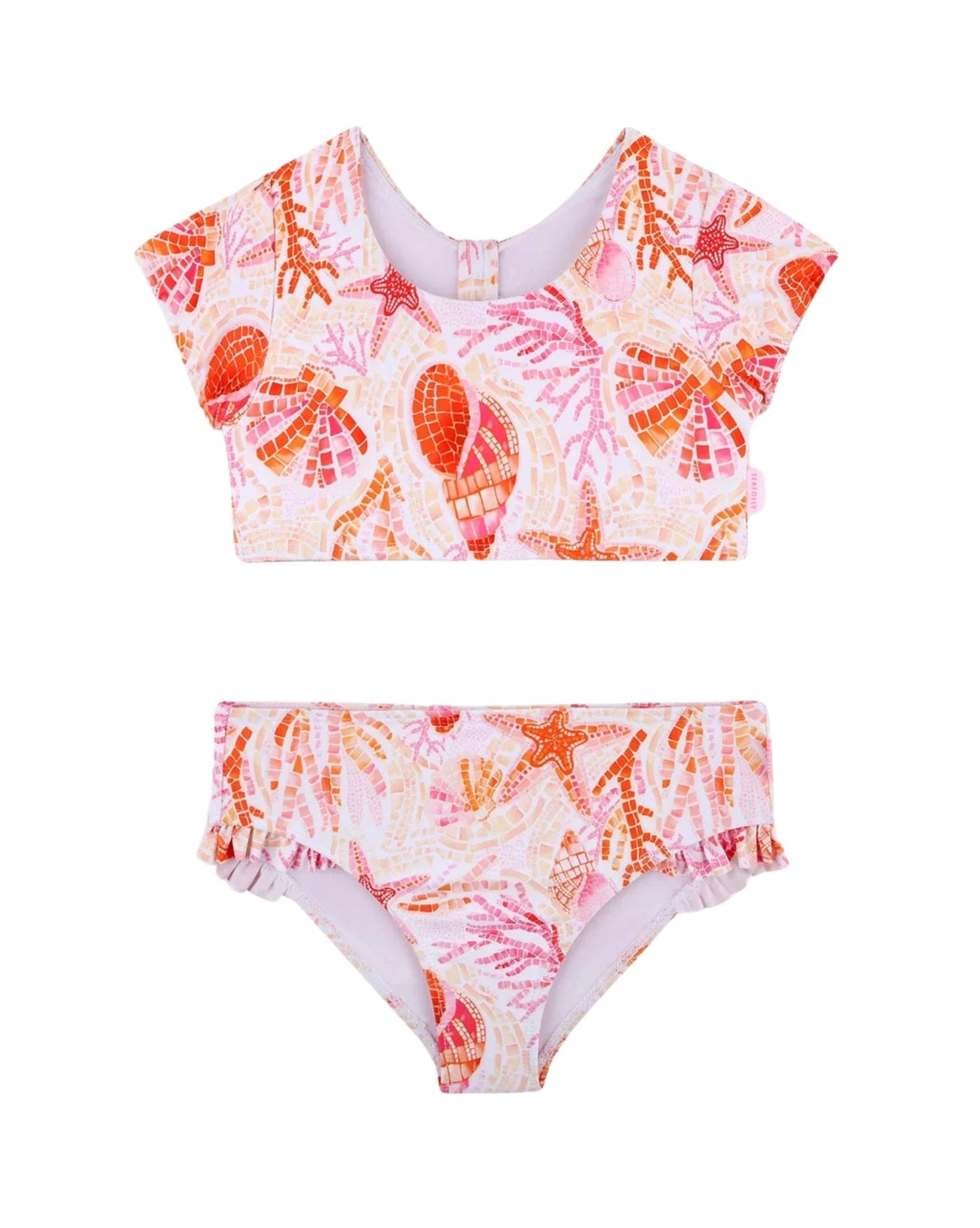 Seafolly Girls La Mer Sleeve Bikini Set