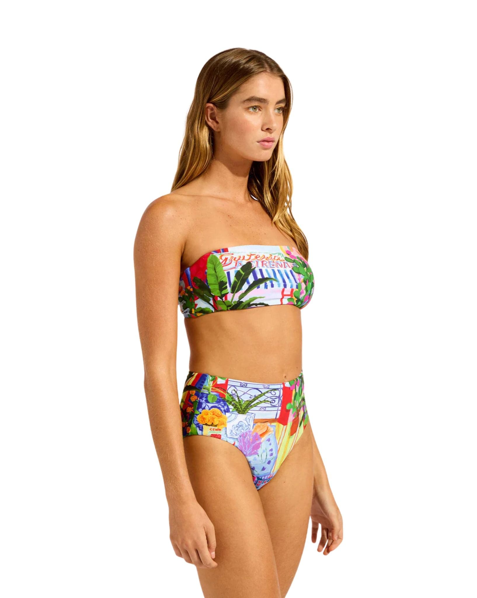 Seafolly La Boca-High Waisted Pant