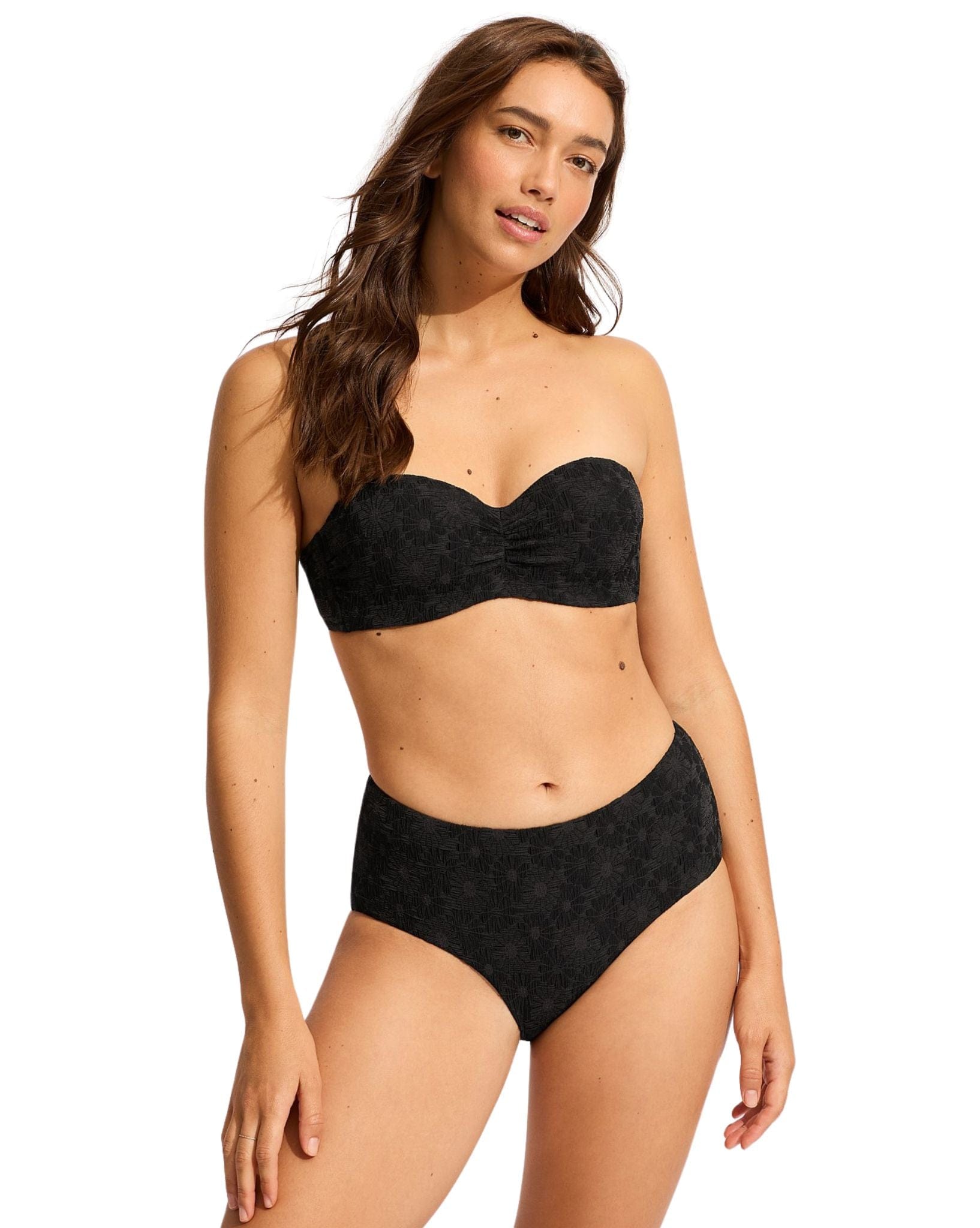 Seafolly Marloe Bustier Bandeau - Black