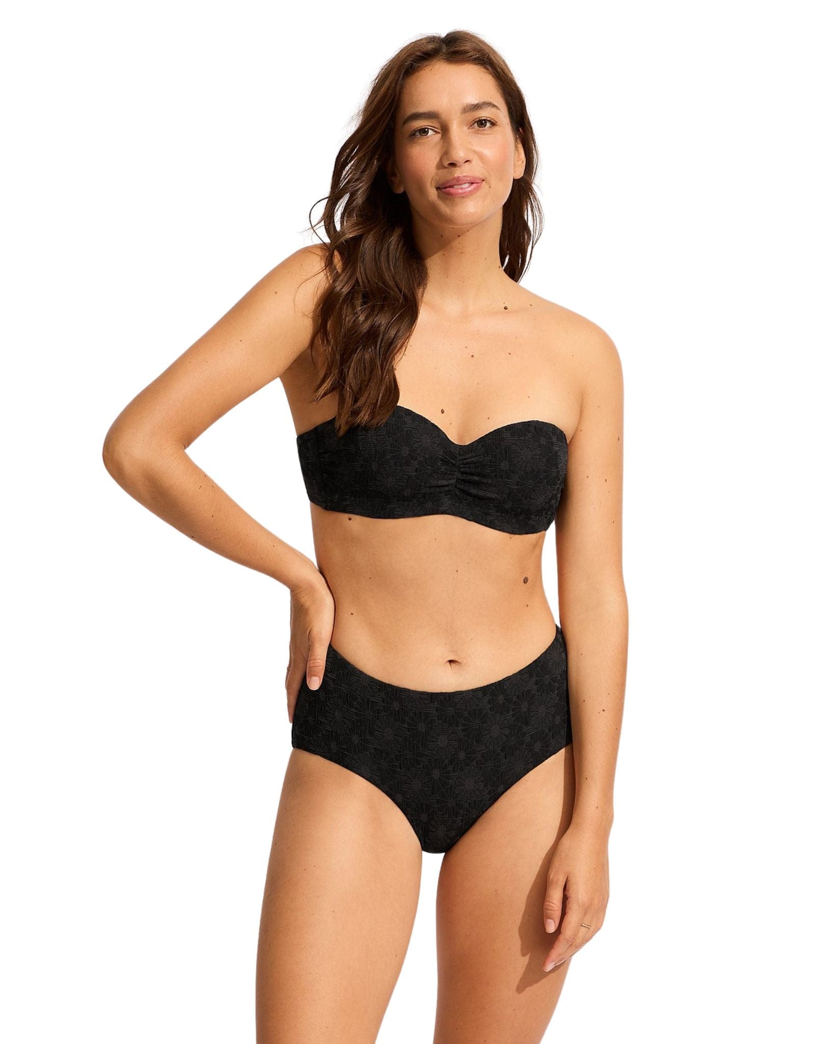 Seafolly Marloe Bustier Bandeau - Black