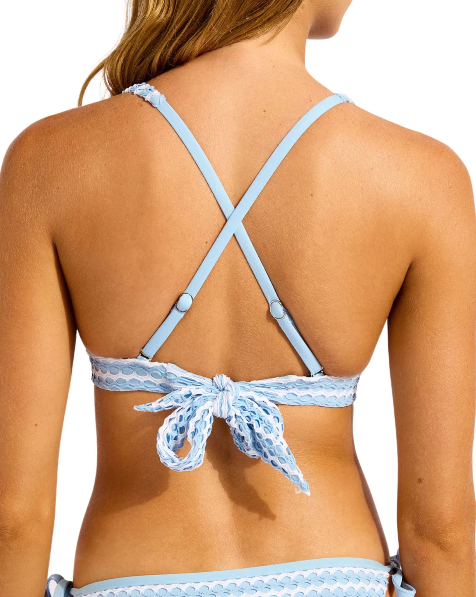 Seafolly Mesh Effect Multi Fit Longline Tri