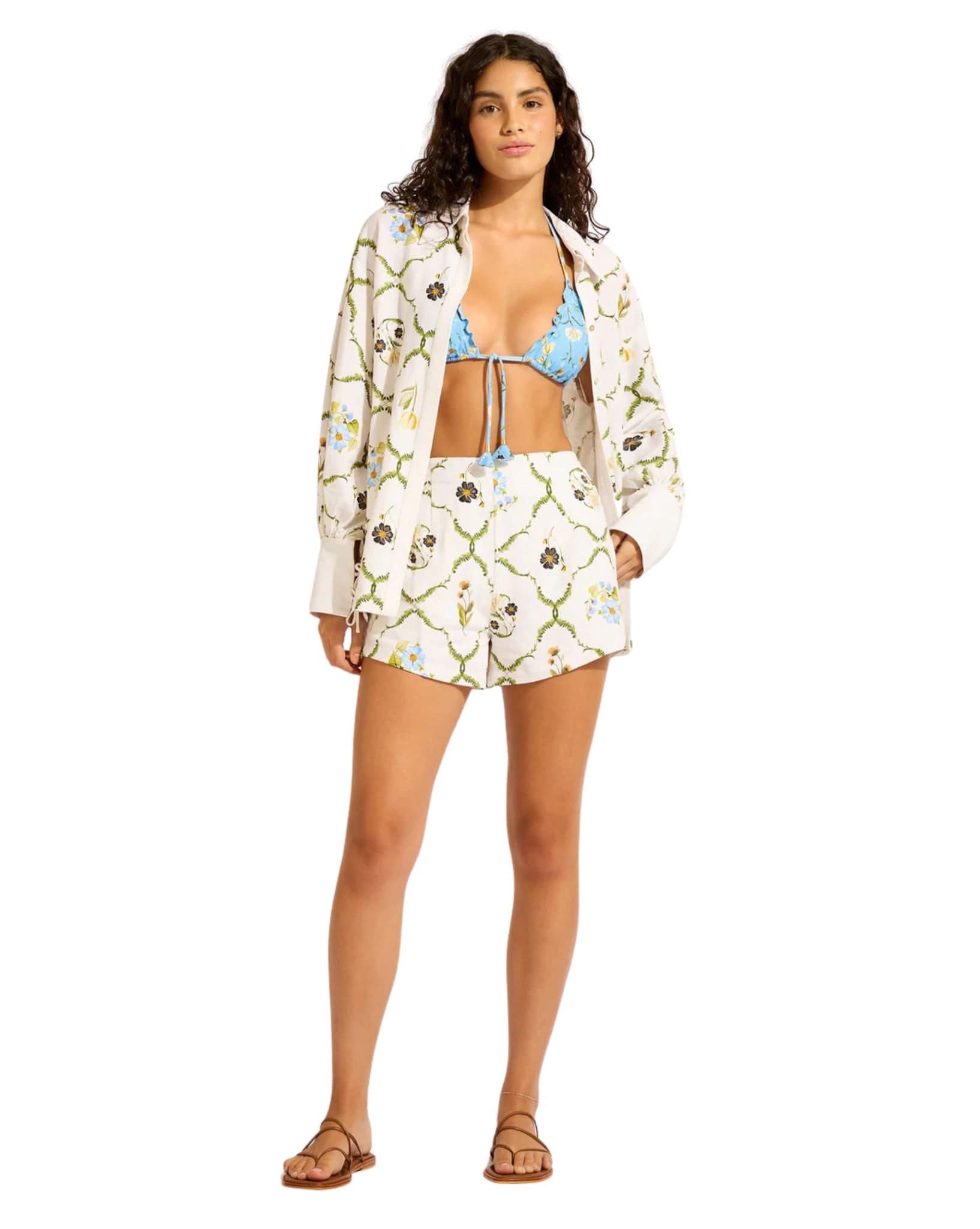 Seafolly ModernRomance-Bishop Sleeve Shirt