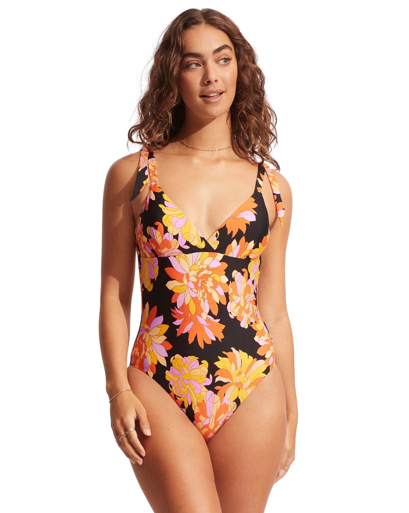 Seafolly Palm Springs Wrap Front One Piece