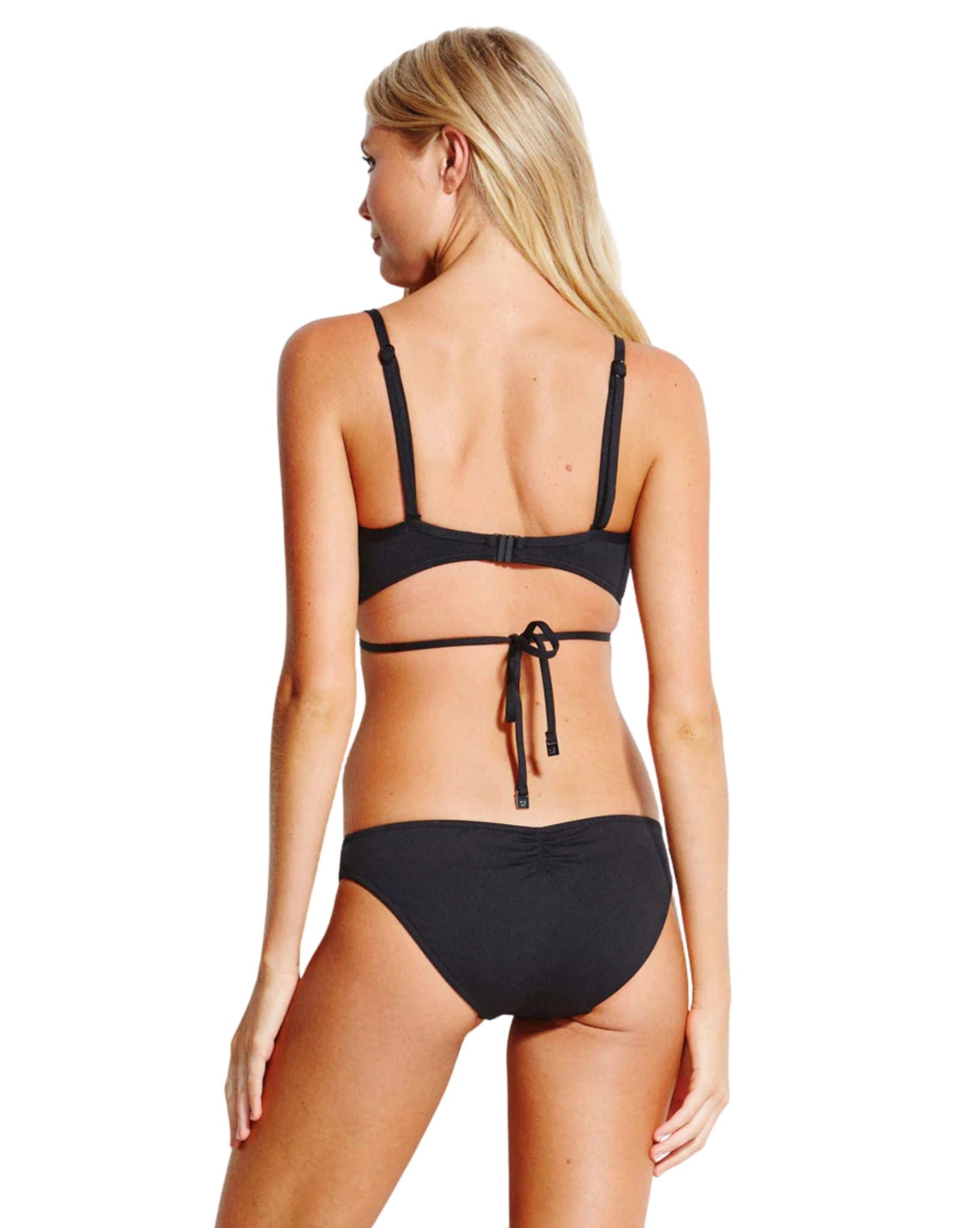 Seafolly Quilted Wrap Front Booster Bikini Top