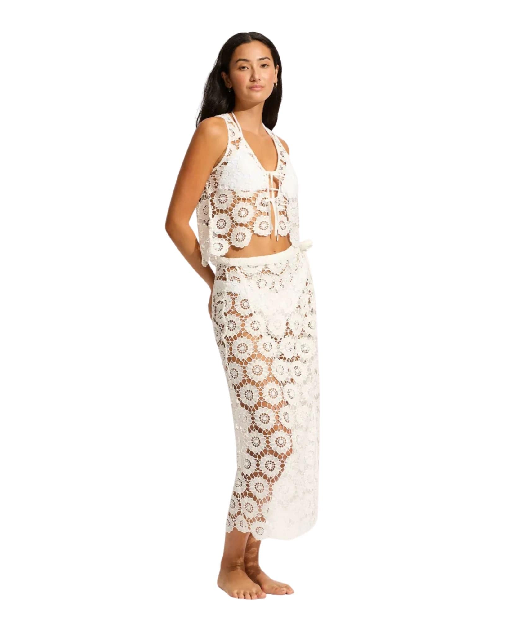 Seafolly Secret Garden-Maxi Wrap Skirt