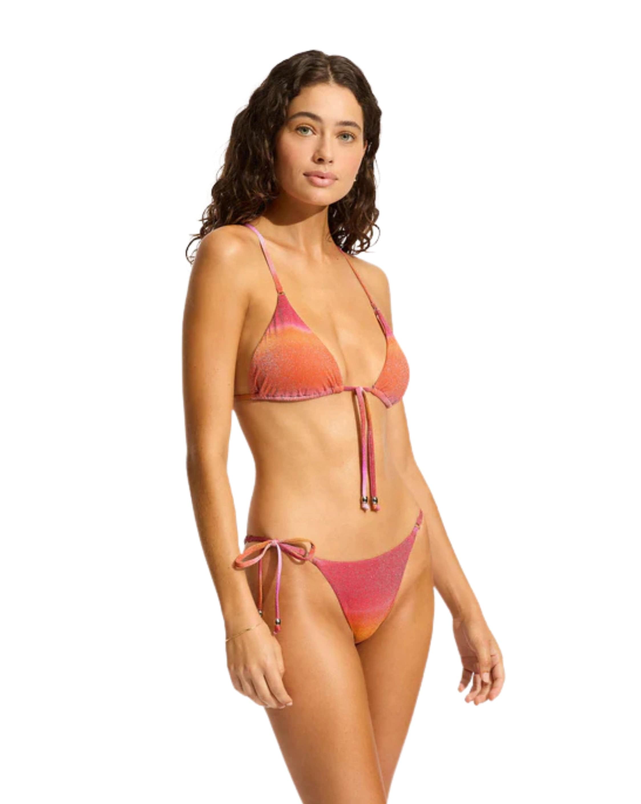 Seafolly Spectrum Tie Side Rio Bikini Bottom