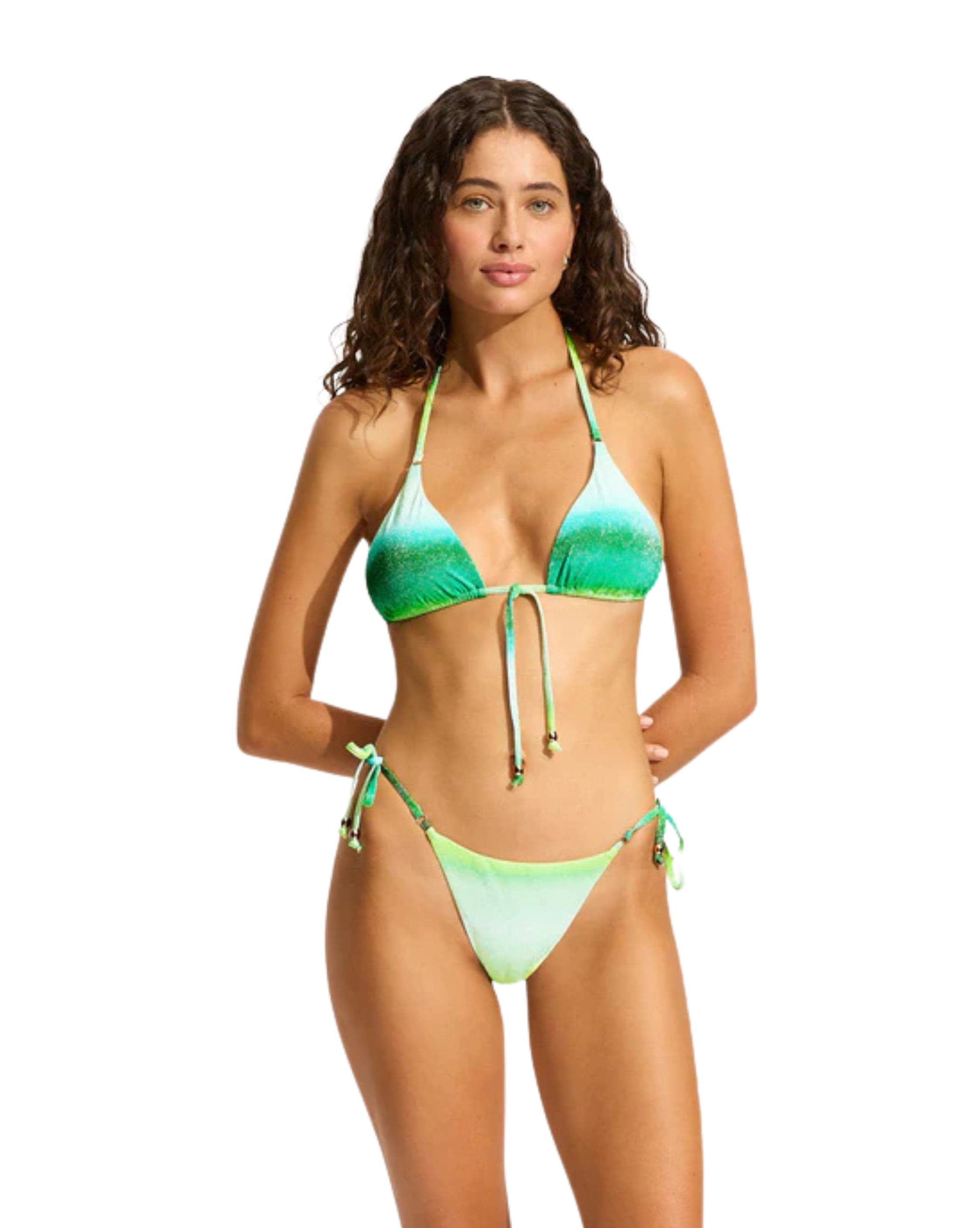 Seafolly Spectrum Tie Side Rio Bikini Bottom