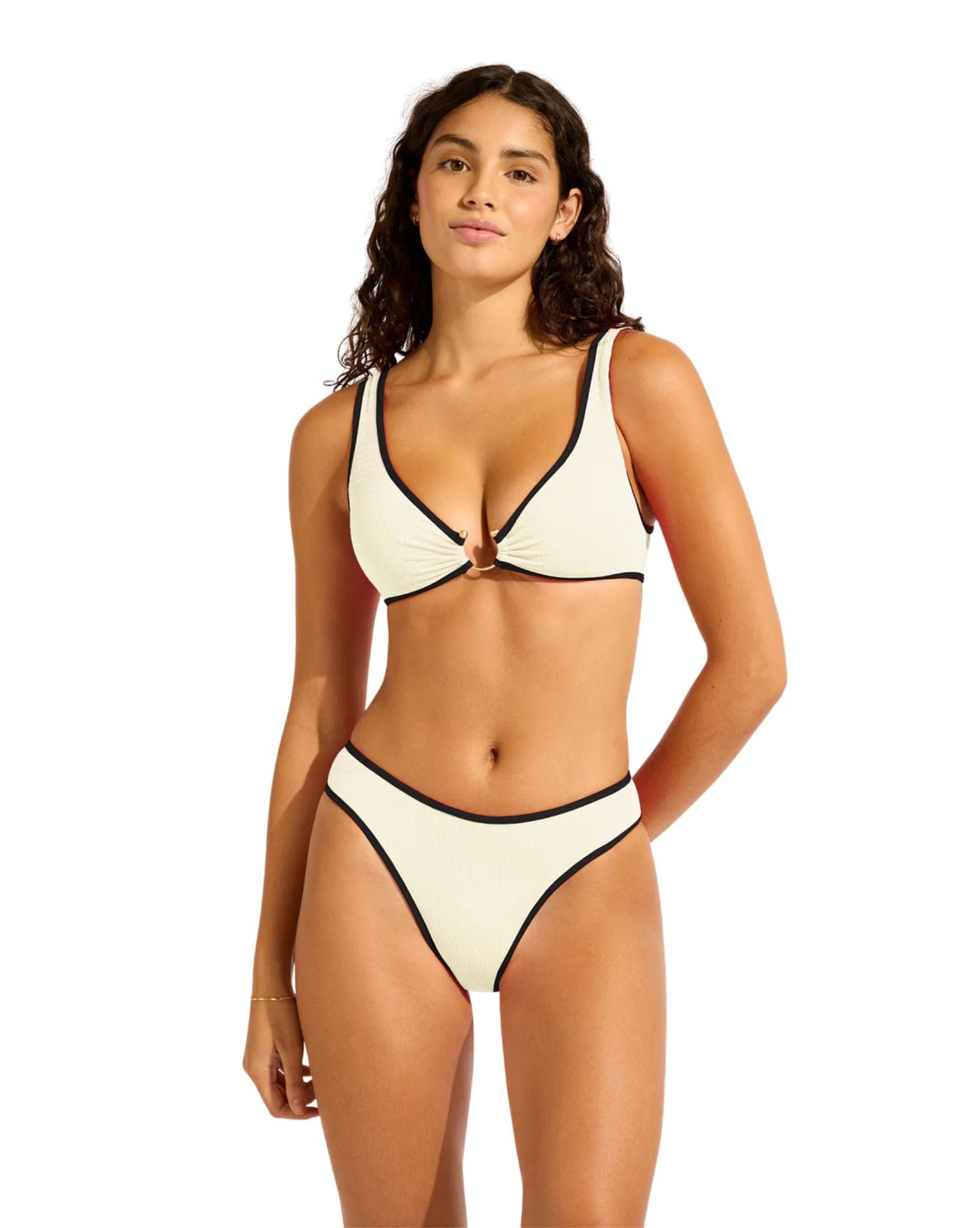 Seafolly Womens Beach Bound High Leg Pant