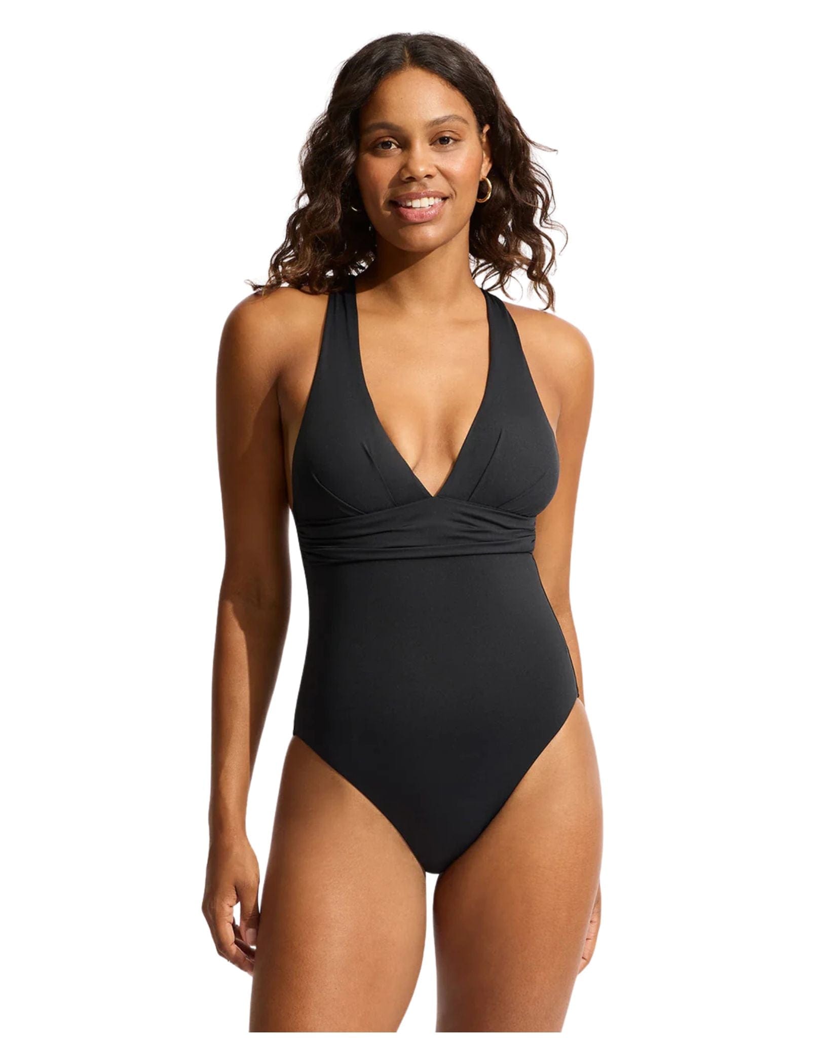 Seafolly Womens Collective Cross Back One Piece
