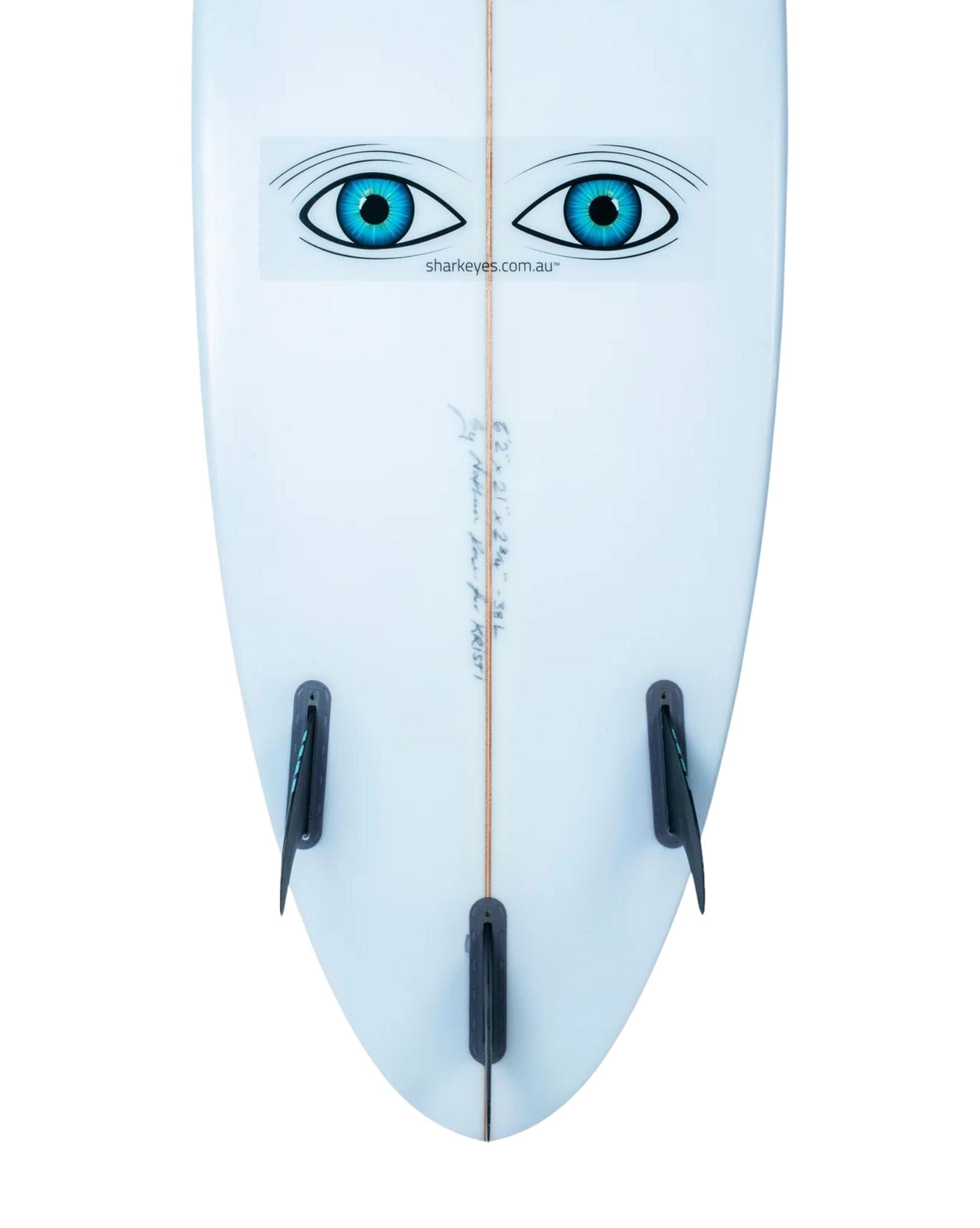 Shark Eyes Shark Eyes Shark Deterrent Sticker Clear