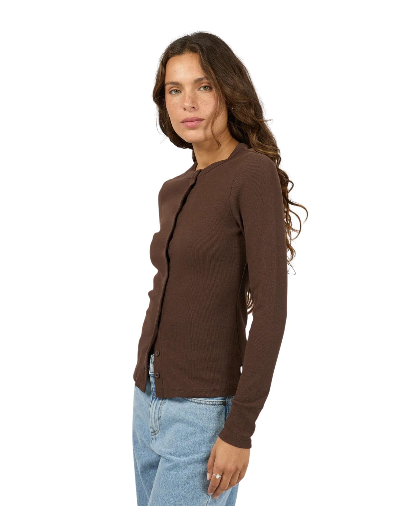 Silent Theory Button Up Long Sleeve Tee