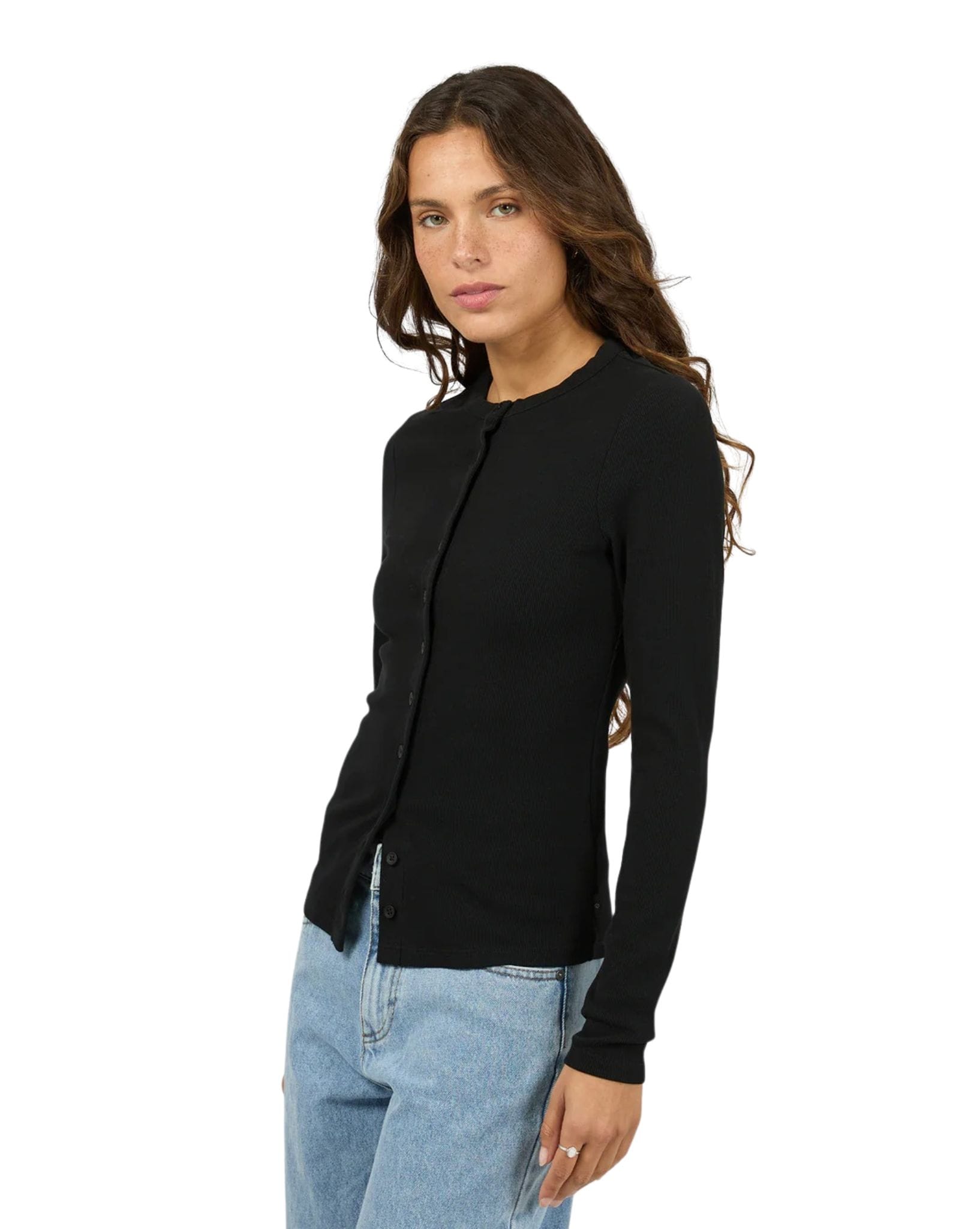 Silent Theory Button Up Long Sleeve Tee