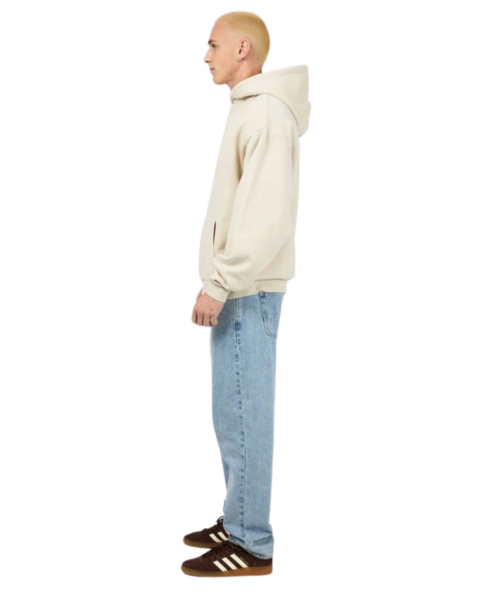 Silent Theory Mens Box Hoodie - Chalk